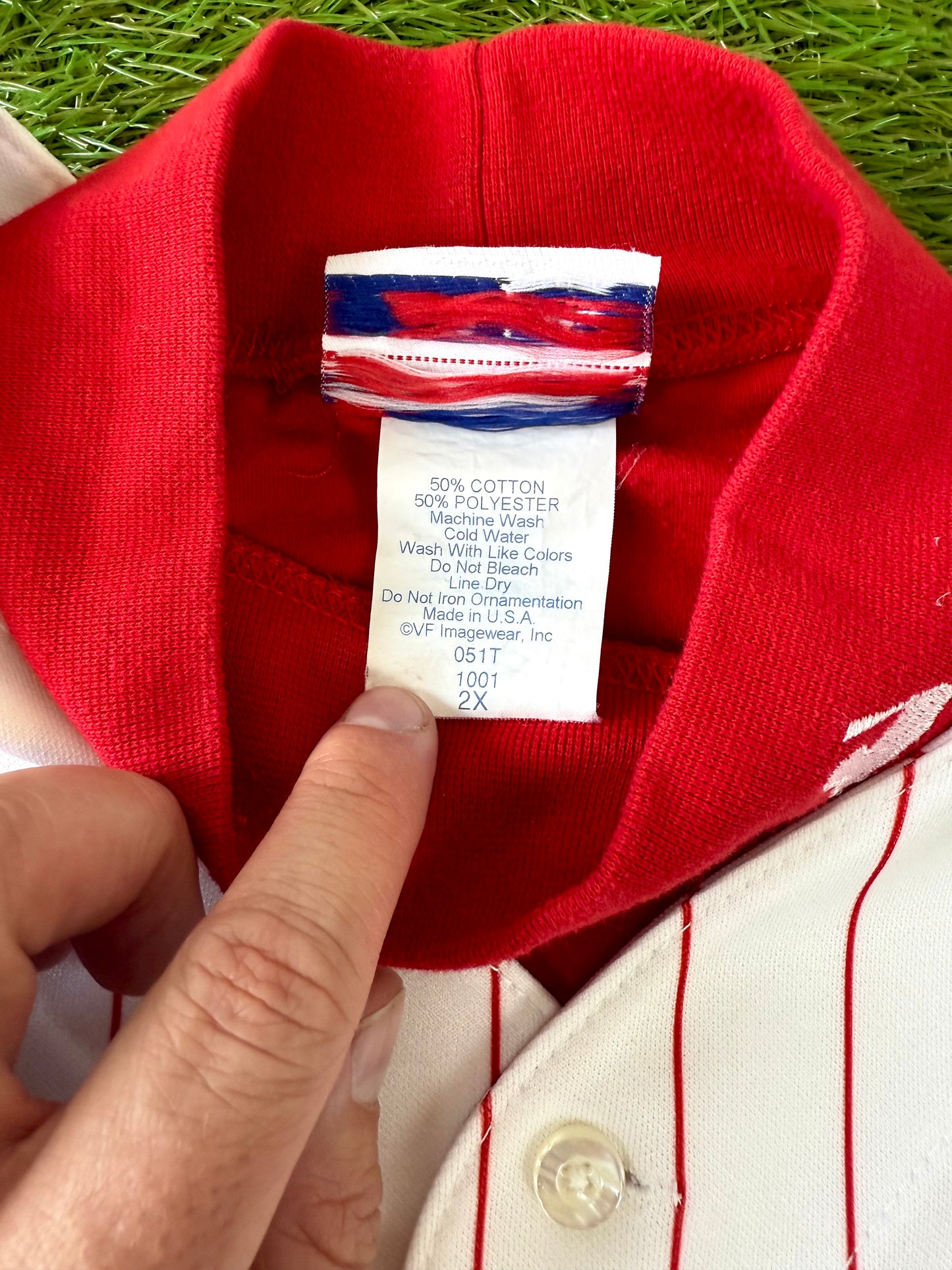 Cincinnati Reds Deion Sanders 1994 MLB Baseball Vest Jersey and Undershirt (52/XXL)