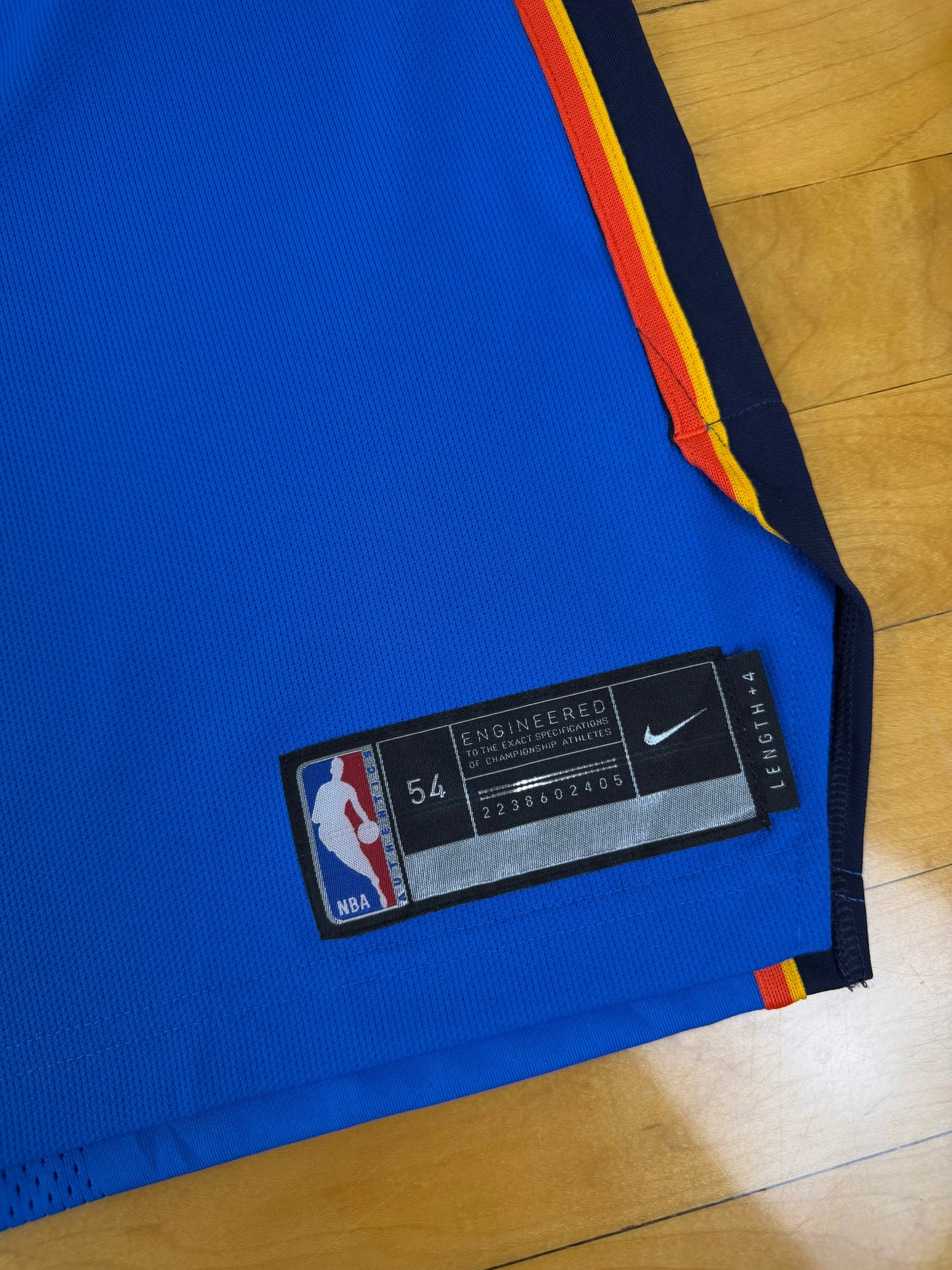 Oklahoma City Thunder Russell Westbrook 2017-2019 NBA Basketball Jersey (54/XXL)