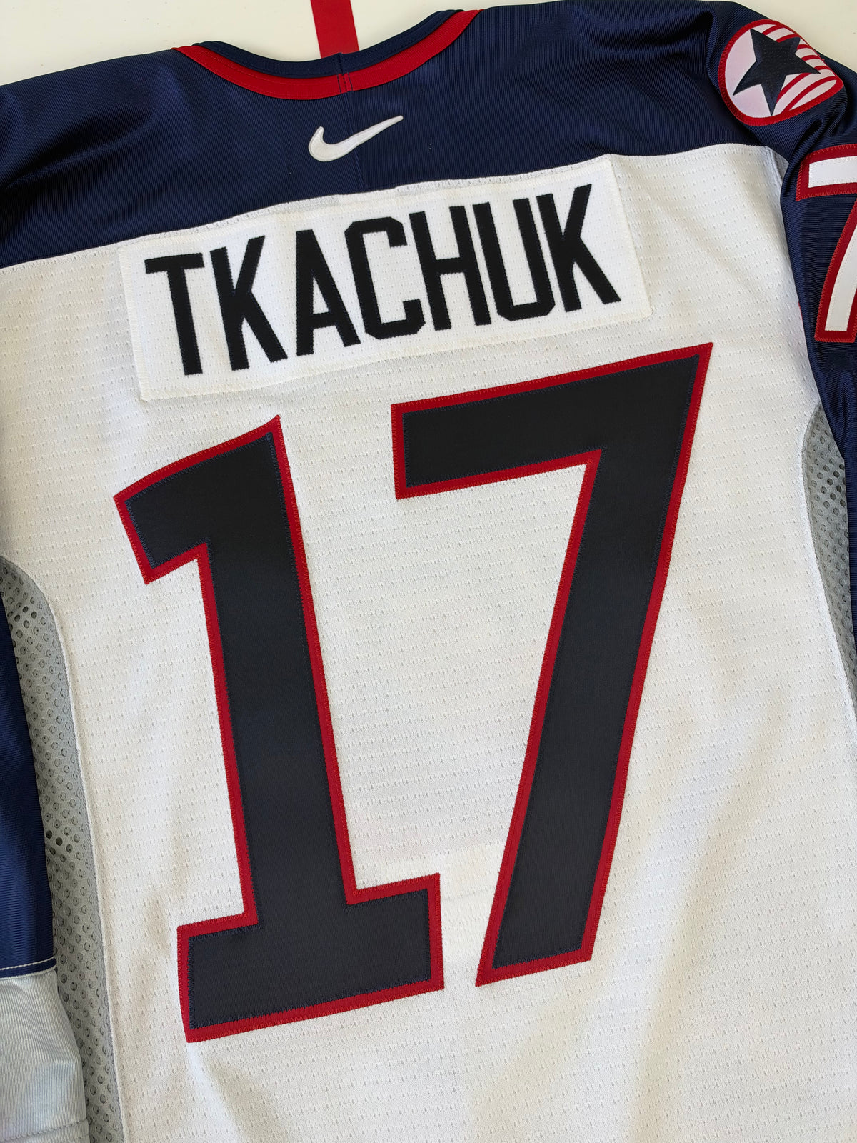Team USA Keith Tkachuk 1998 Olympics Hockey Jersey (44/Medium)