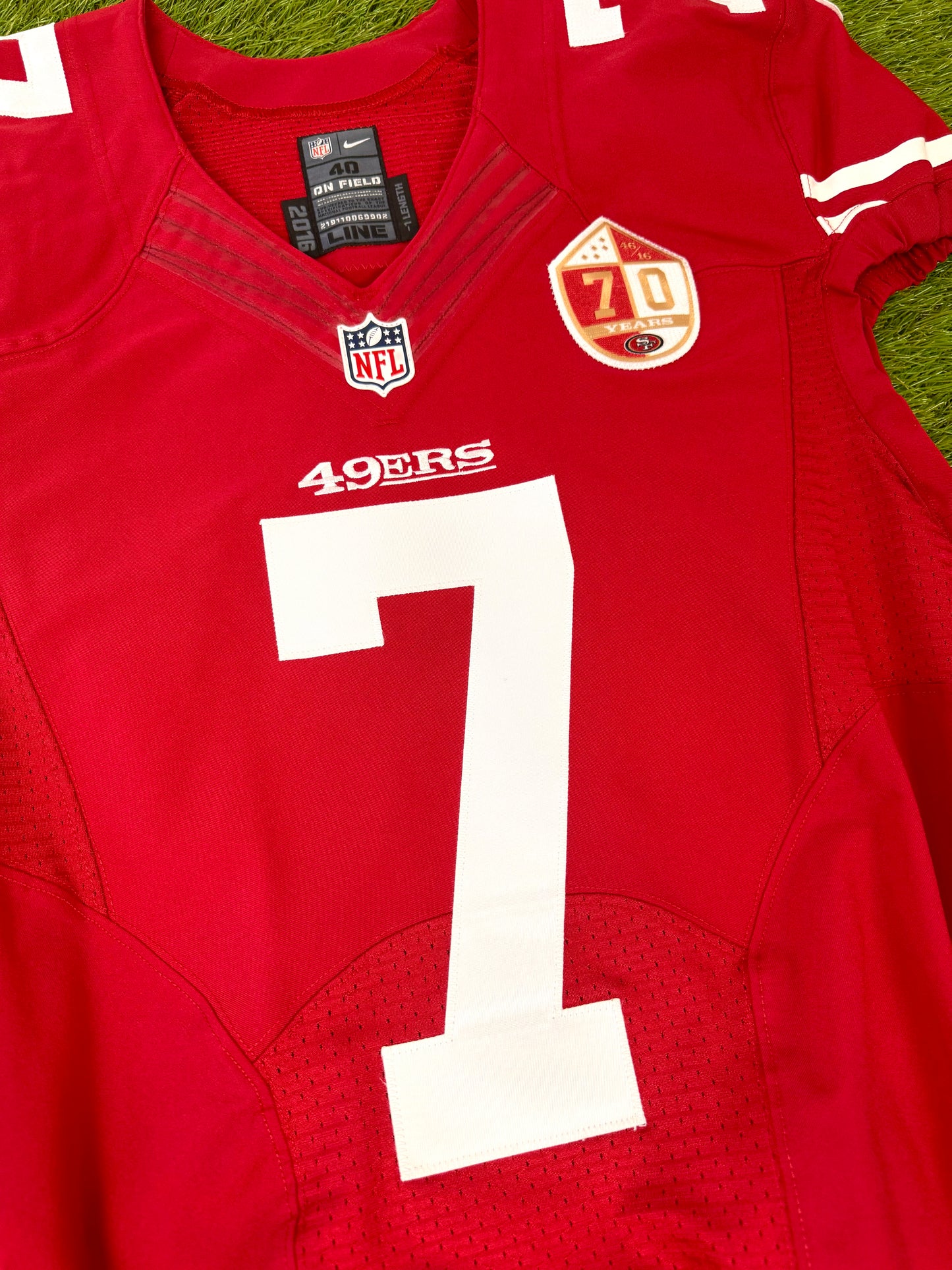 San Francisco 49ers 2016 Colin Kaepernick NFL Football Jersey (40/Medium)