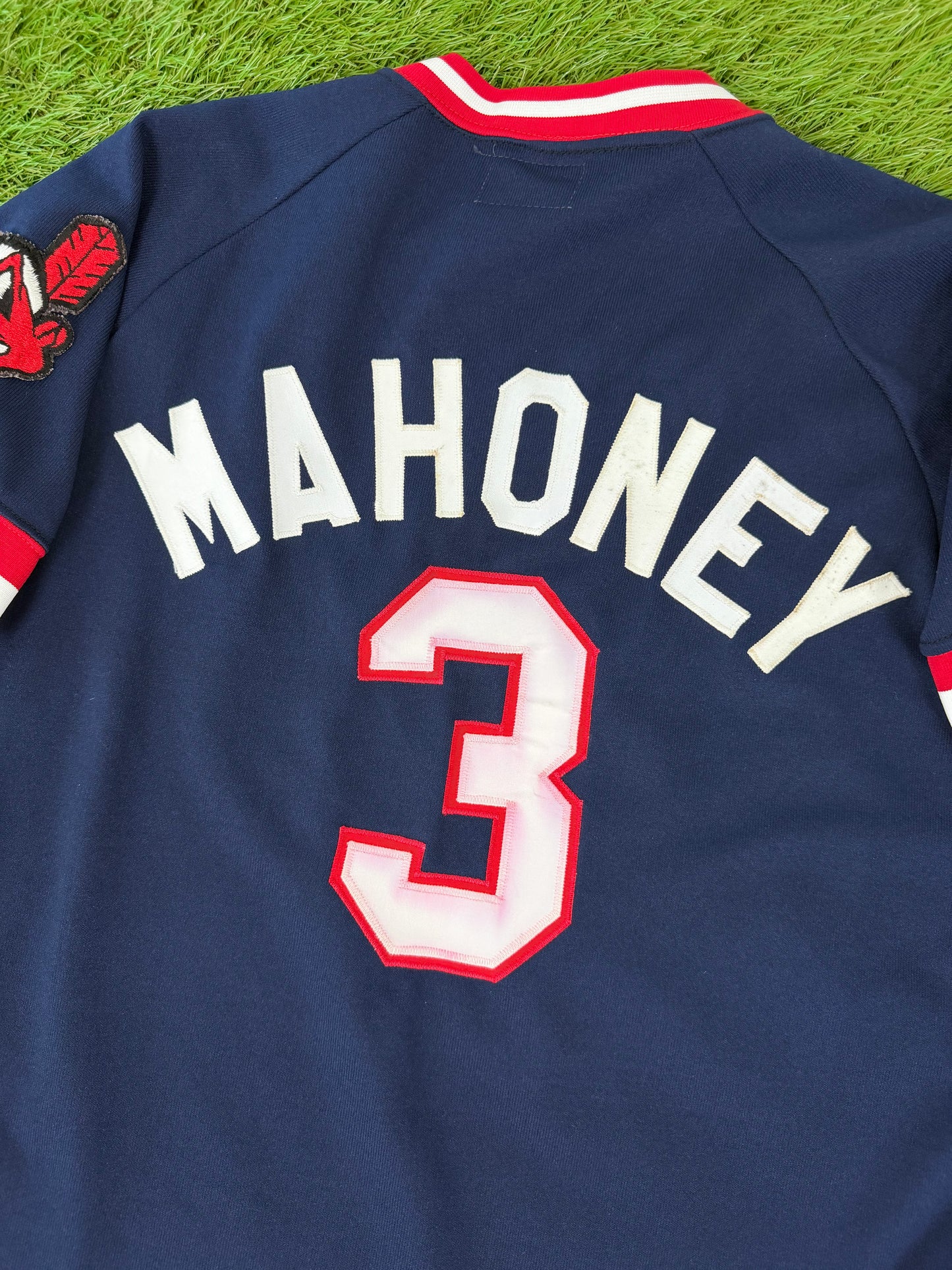 Cleveland Indians 1975-1978 MLB Baseball Jersey (42/Large)