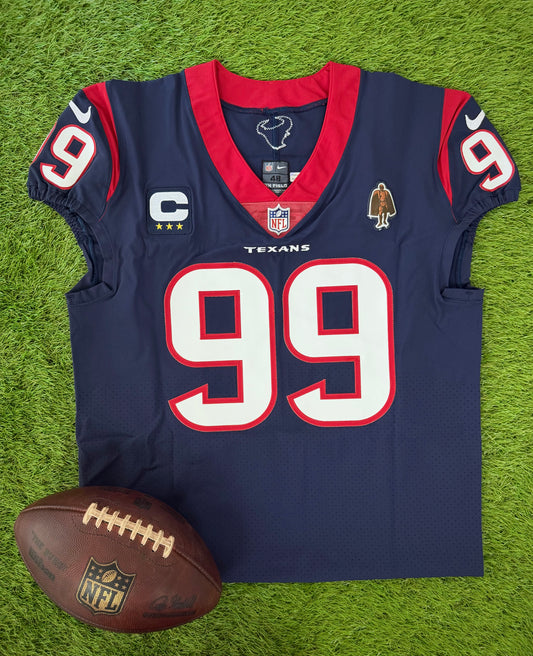 Houston Texans JJ Watt 2020 Team Issued Alternate NFL Football Jersey (48/XL)