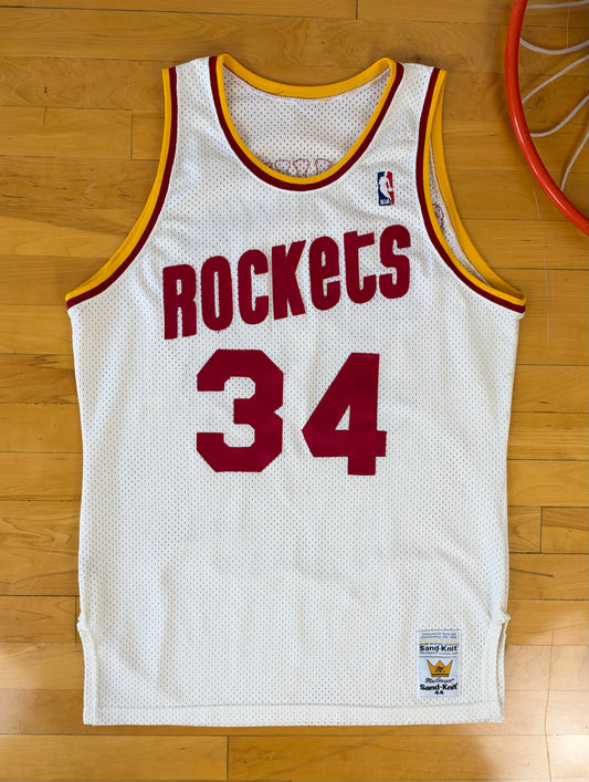 Houston Rockets Hakeem Olajuwon 1989-1990 NBA Basketball Jersey (44/Large)