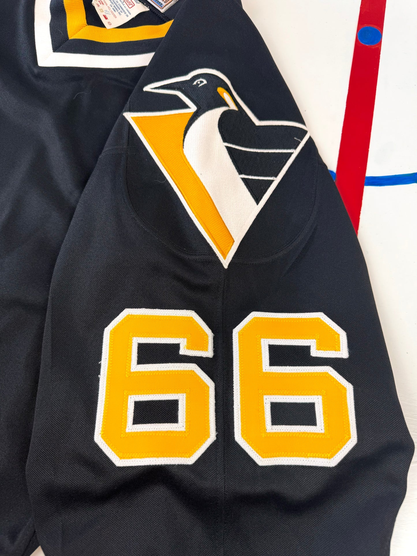 Pittsburgh Penguins 1992-1996 Mario Lemieux NHL Hockey Jersey (48/XL)