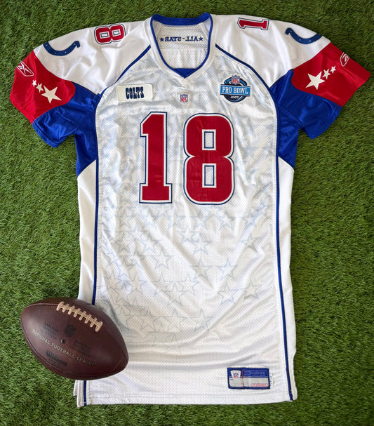 Indianapolis Colts Peyton Manning 2007 Team Issued AFC Pro Bowl NFL Football Jersey (52/XL)