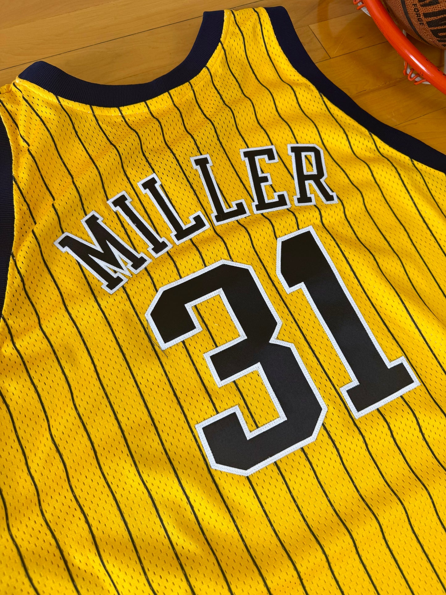Indiana Pacers Reggie Miller 2004-2005 Alternate NBA Basketball Jersey (54/XXL)