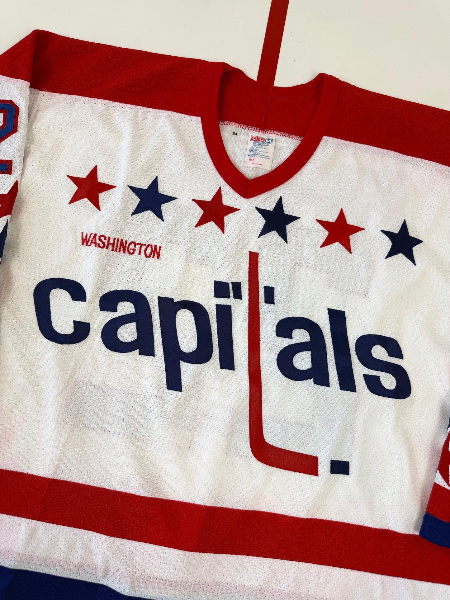 Washington Capitals Dino Ciccarelli 1990-1991 Game Issued NHL Hockey Jersey (54/XXL)