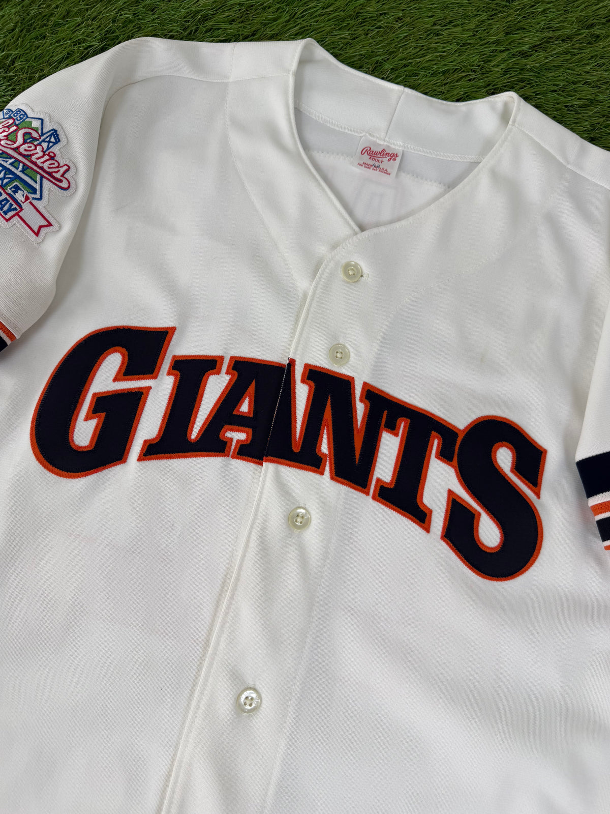 San Francisco Giants Will Clark 1989 World Series MLB Baseball Jersey (42/Large)