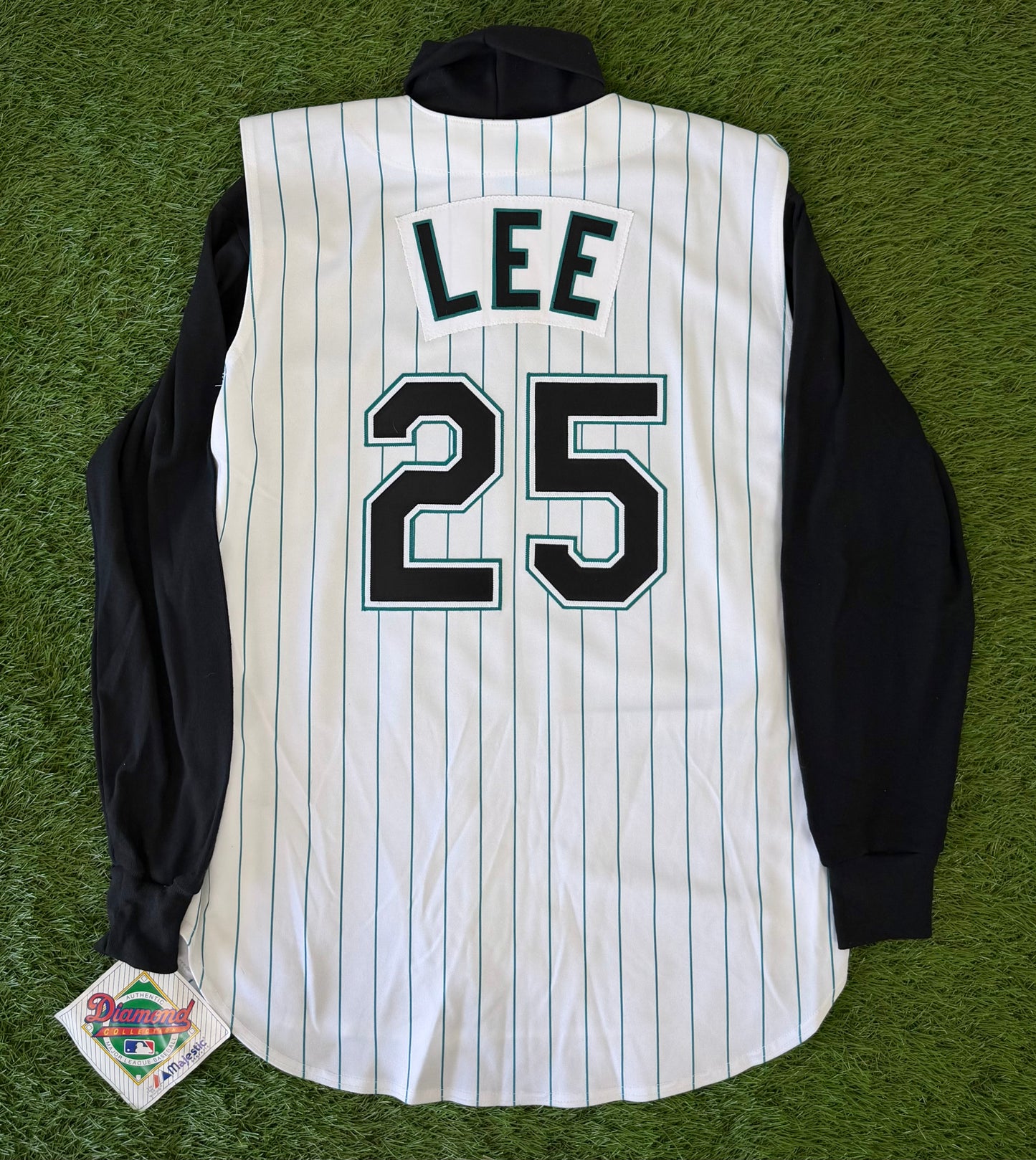 Florida Marlins 1998-1999 Derrick Lee MLB Baseball Jersey (46/Large)