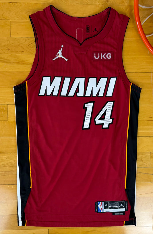 Miami Heat Tyler Herro 2021-2022 Alternate NBA Basketball Jersey (40/Small)