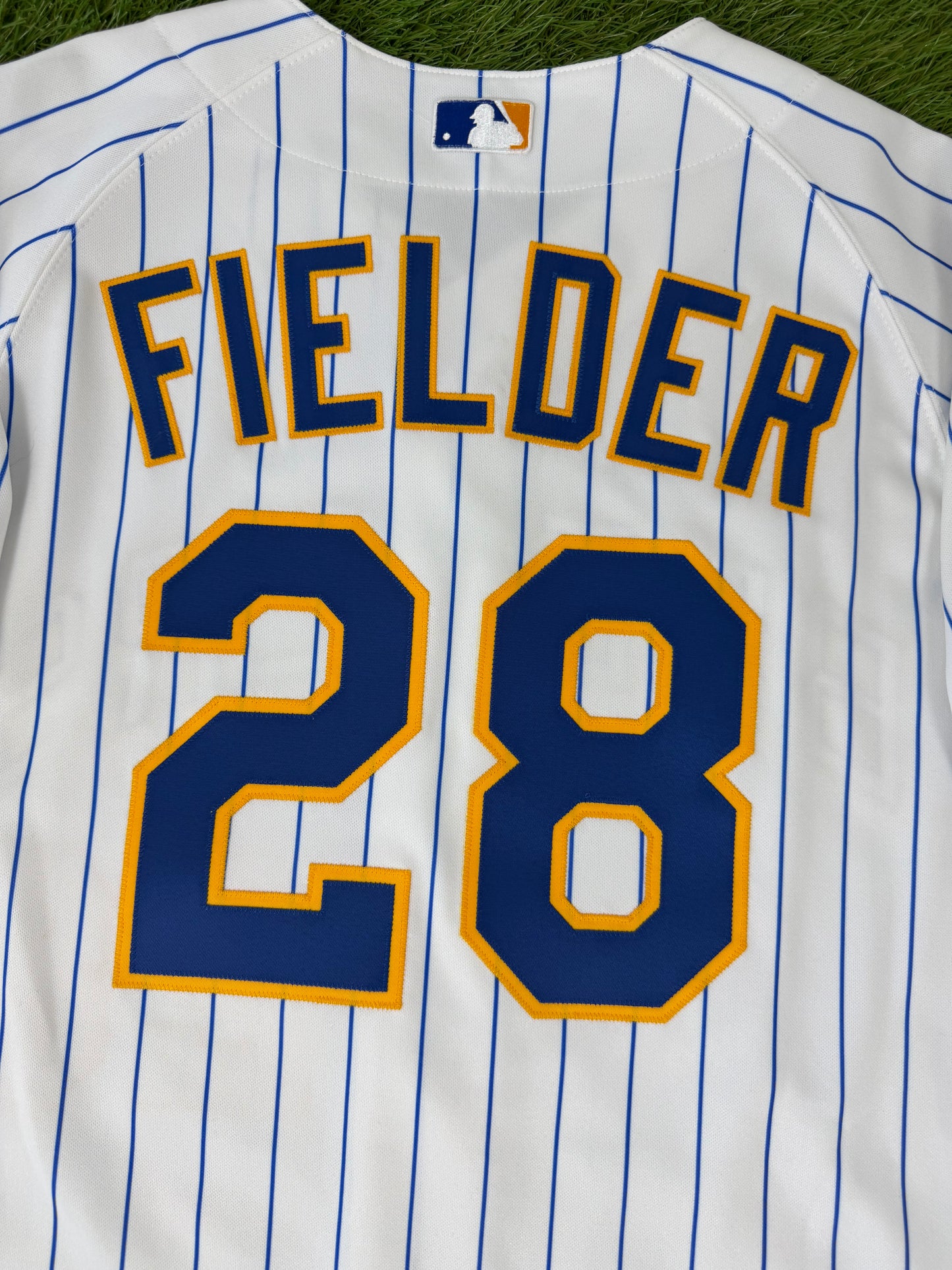 Milwaukee Brewers Prince Fielder 2007 Throwback MLB Baseball Jersey (44/Large)