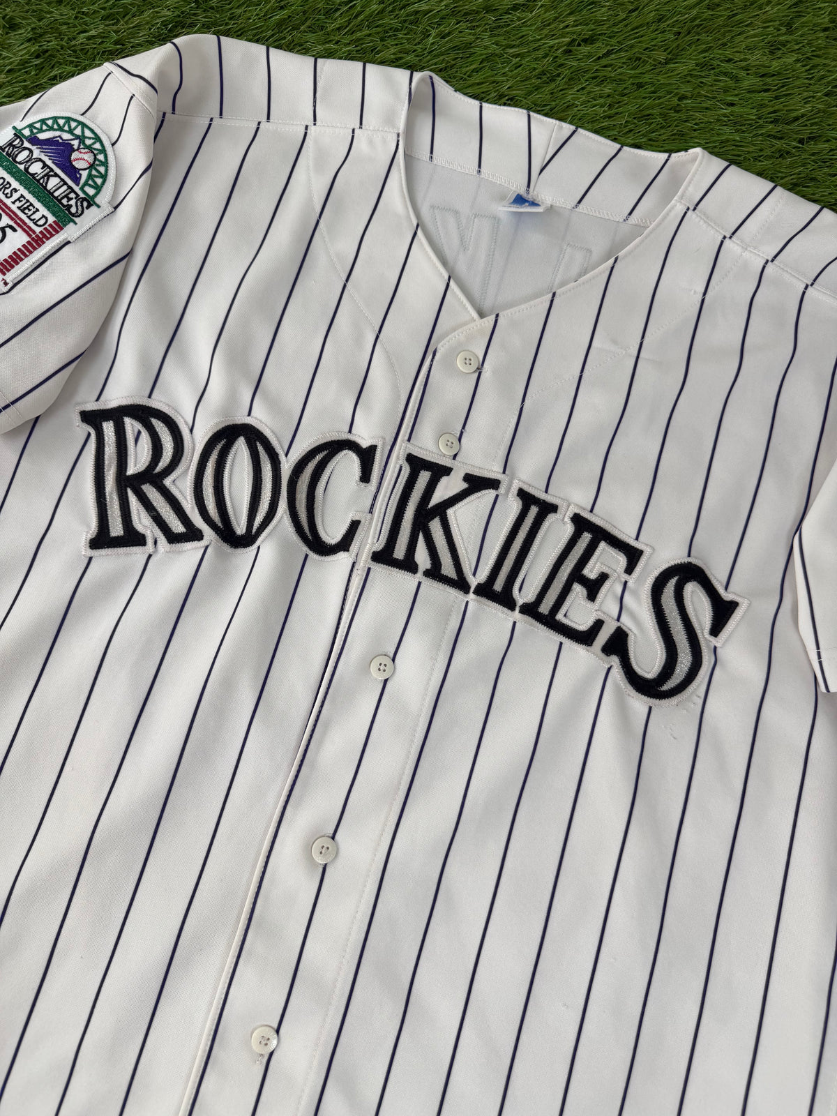 Colorado Rockies Larry Walker 1995 MLB Baseball Jersey (48/XL)