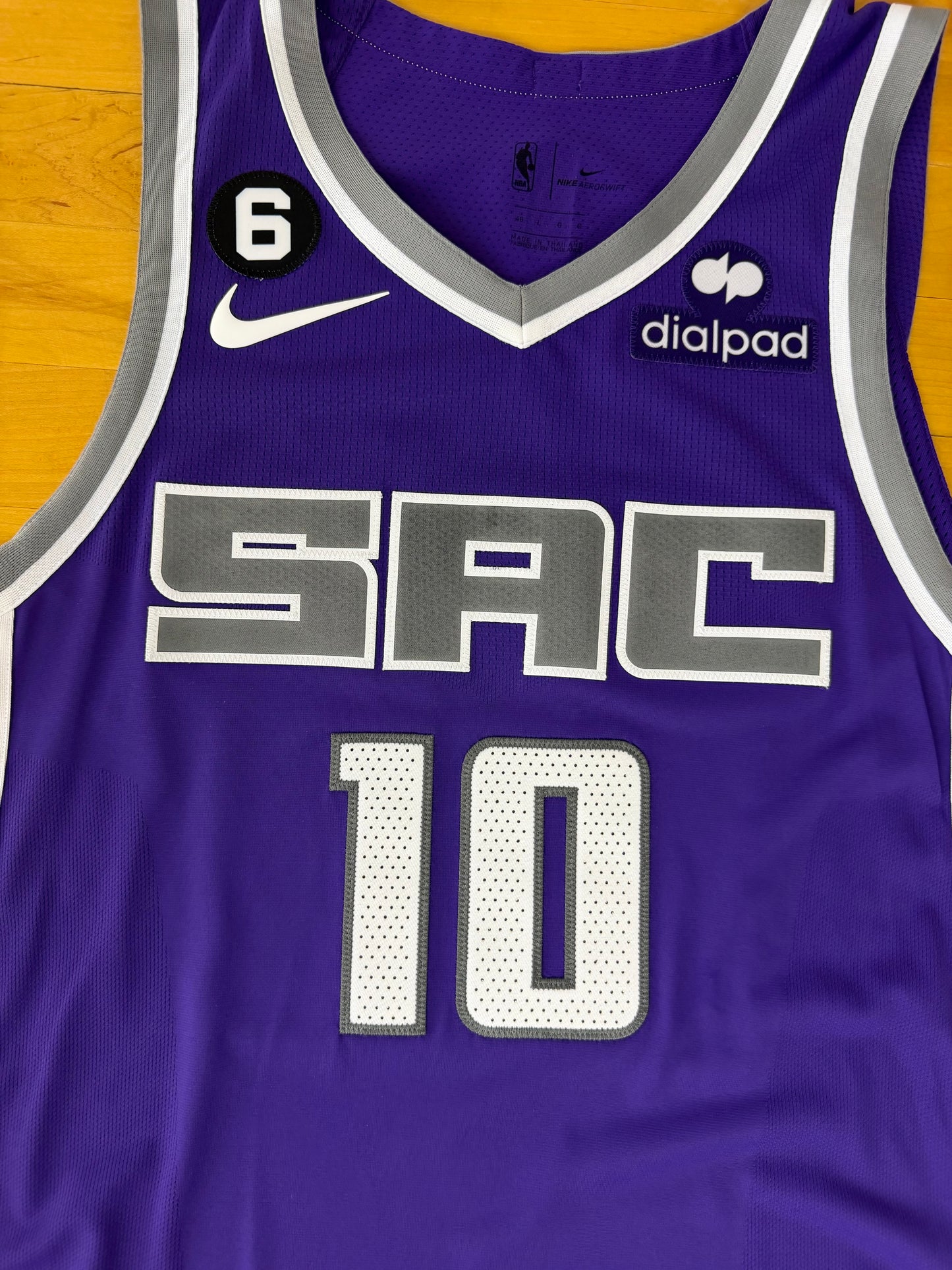 Sacramento Kings Domantas Sabonis 2022-2023 NBA Basketball Jersey (46/Large)