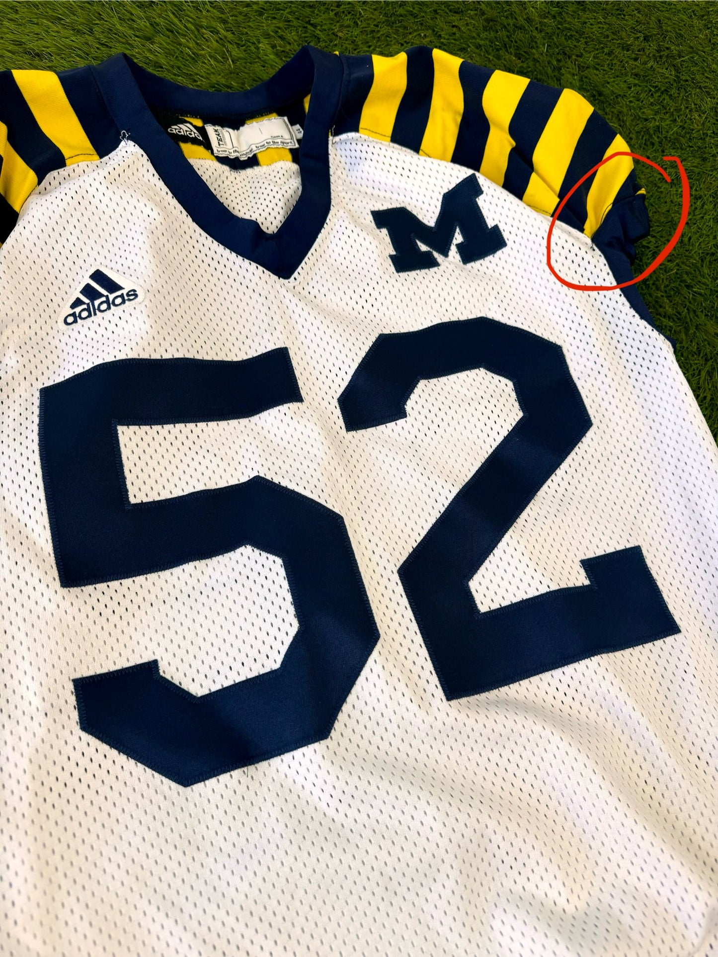 Michigan Wolverines Joey Burzynski 2011 Game Worn College Football Jersey (44/Large)