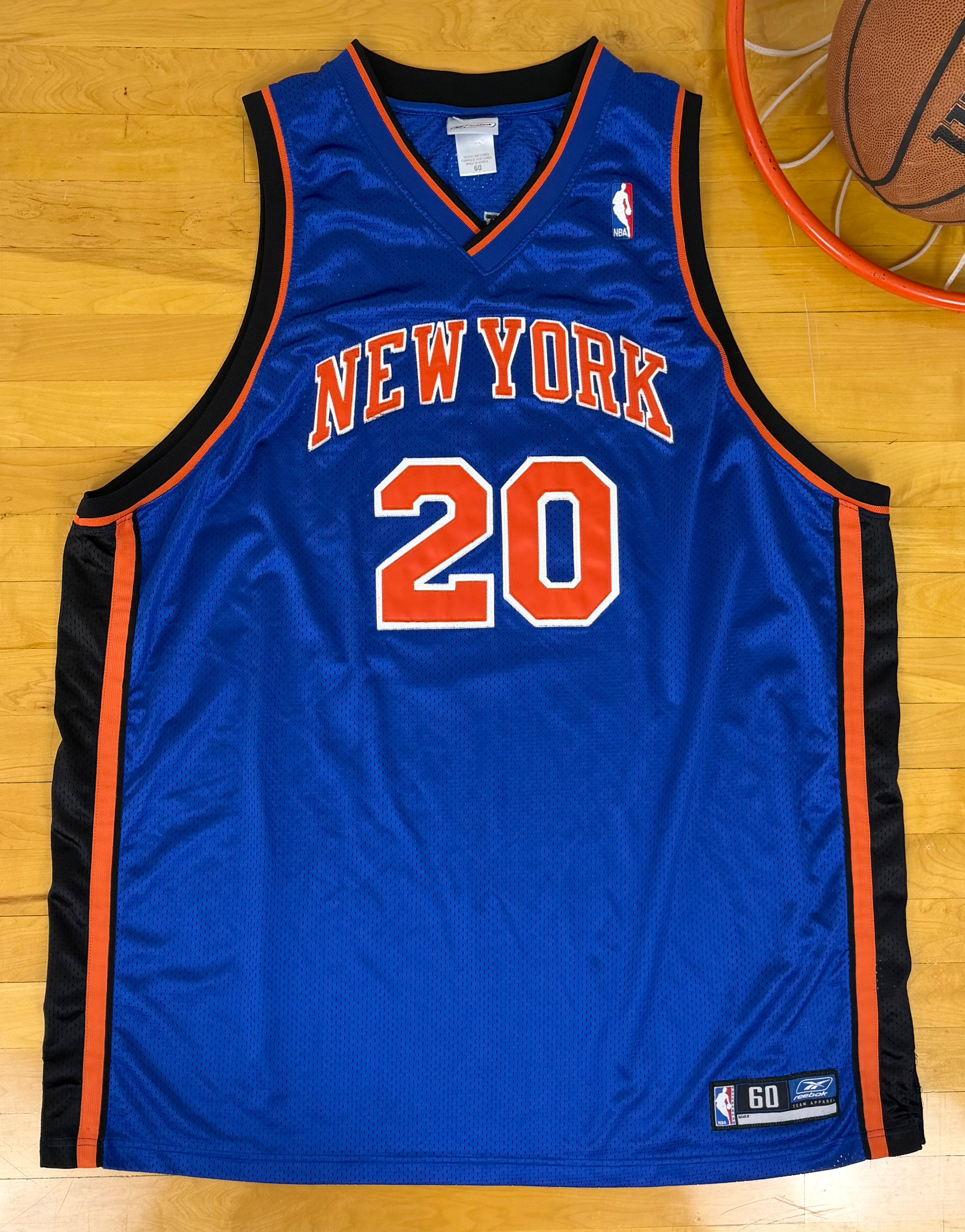 New York Knicks Allan Houston 2002-2005 NBA Basketball Jersey (60