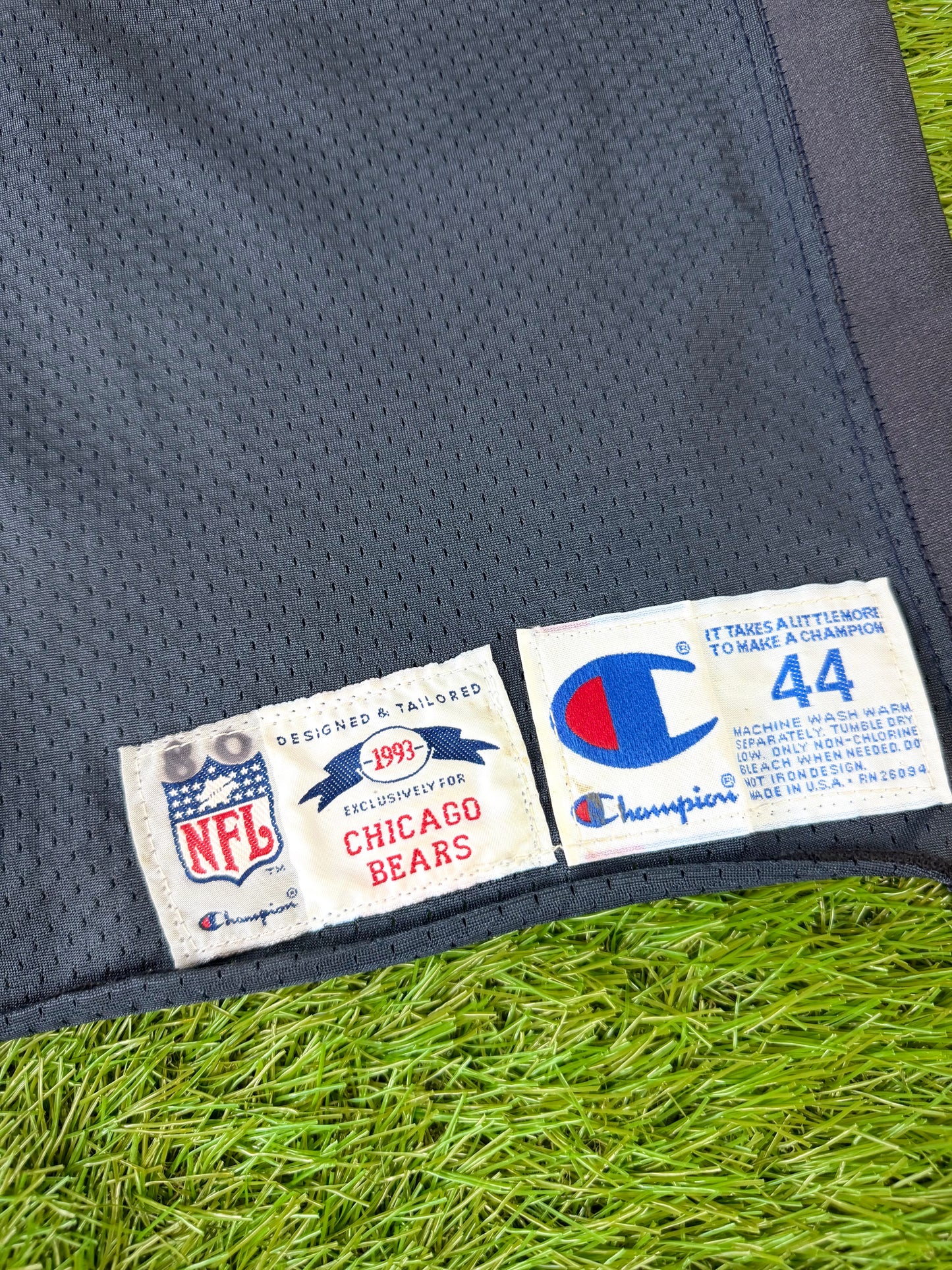 Chicago Bears Curtis Conway 1993 Game Worn NFL Football Jersey (44/Large)