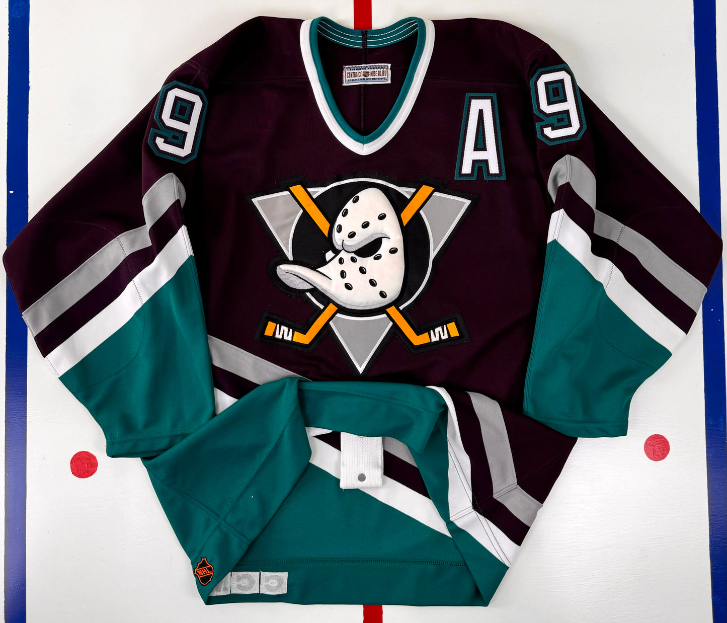 Anaheim Mighty Ducks 1995-1996 Paul Kariya NHL Hockey Jersey (44/Medium)