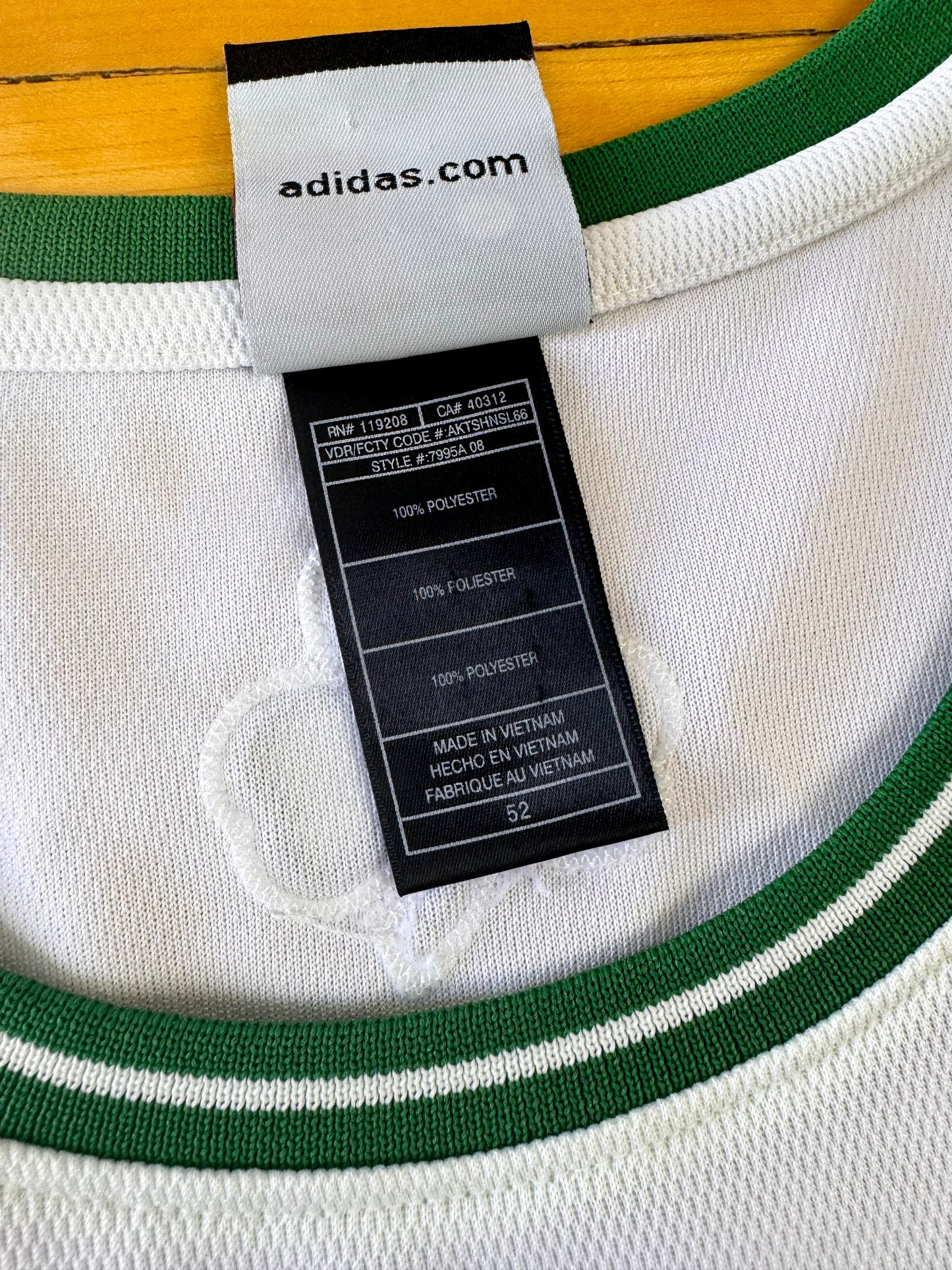Boston Celtics Kevin Garnett 2008 NBA Finals Basketball Jersey (52/XXL)