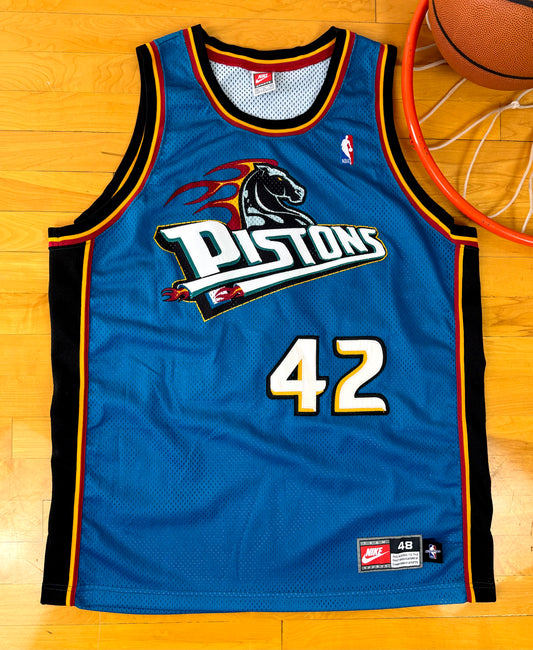 Detroit Pistons 1997-2001 Jerry Stackhouse NBA Basketball Jersey (48/XL)