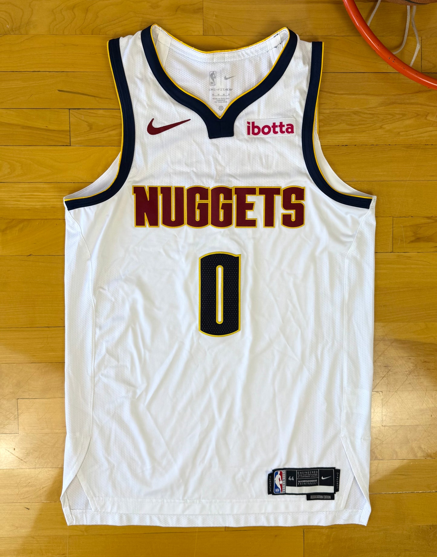Denver Nuggets Christian Braun 2023-2025 NBA Basketball Jersey (44/Medium)