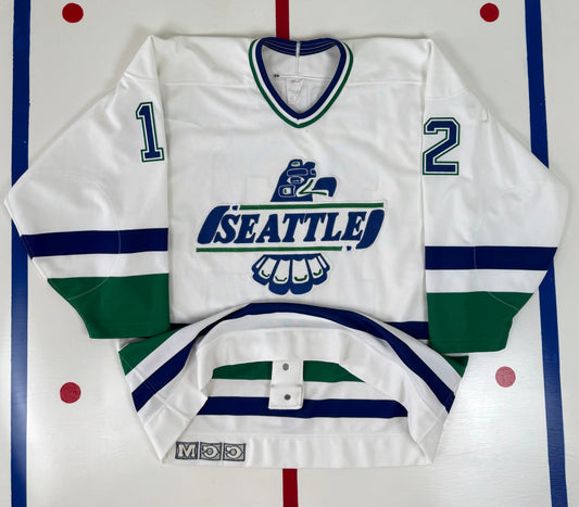Seattle Thunderbirds Patrick Marleau 1995-1997 WHL Hockey Jersey (48/Large)
