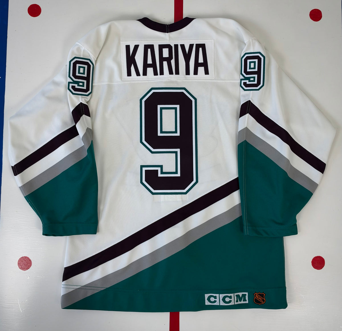 Anaheim Mighty Ducks Paul Kariya 1995-1996 NHL Hockey Jersey (44/Medium)