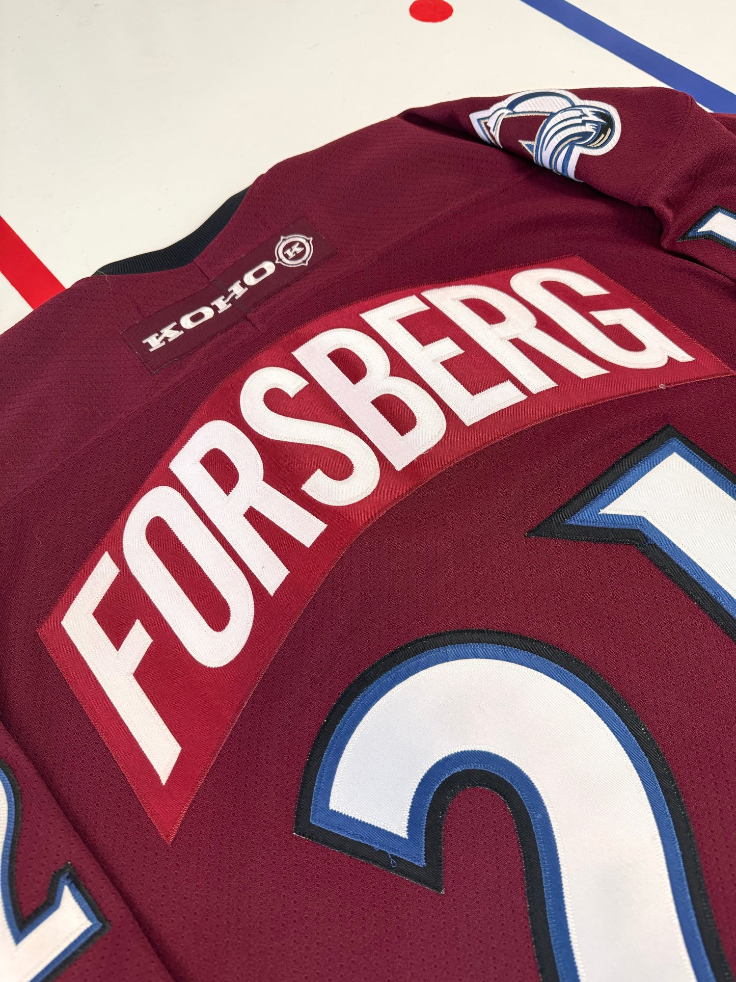 Colorado Avalanche 2001-2004 Peter Forsberg Alternate NHL Hockey Jersey (XL)