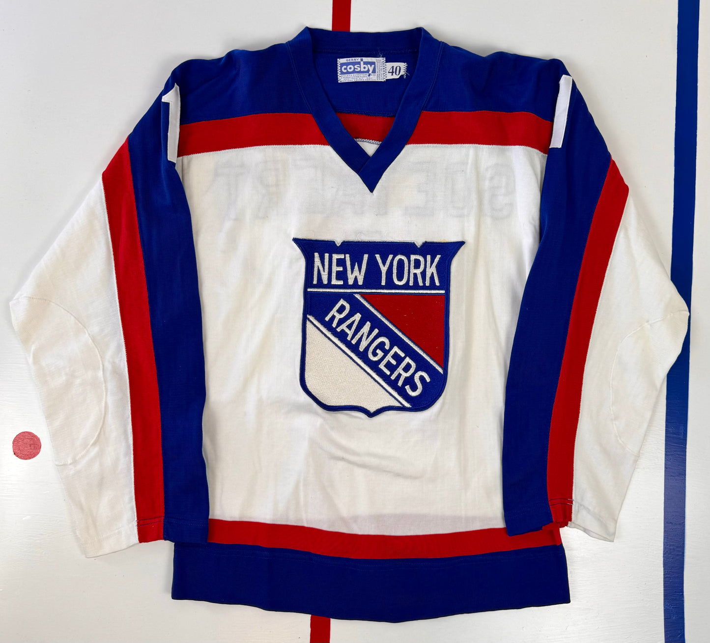 New York Rangers 1976-1977 Doug Soetaert NHL Hockey Jersey (40/Medium)
