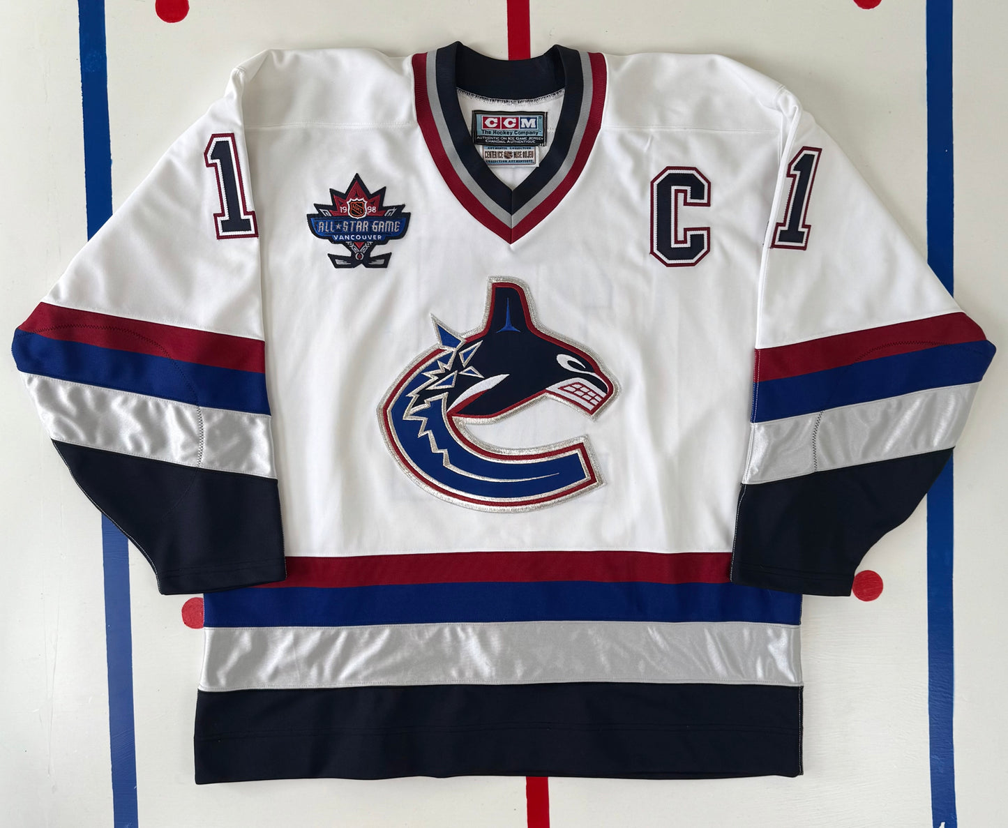 Vancouver Canucks Mark Messier 1997-1998 NHL Hockey Jersey (54/XXL)
