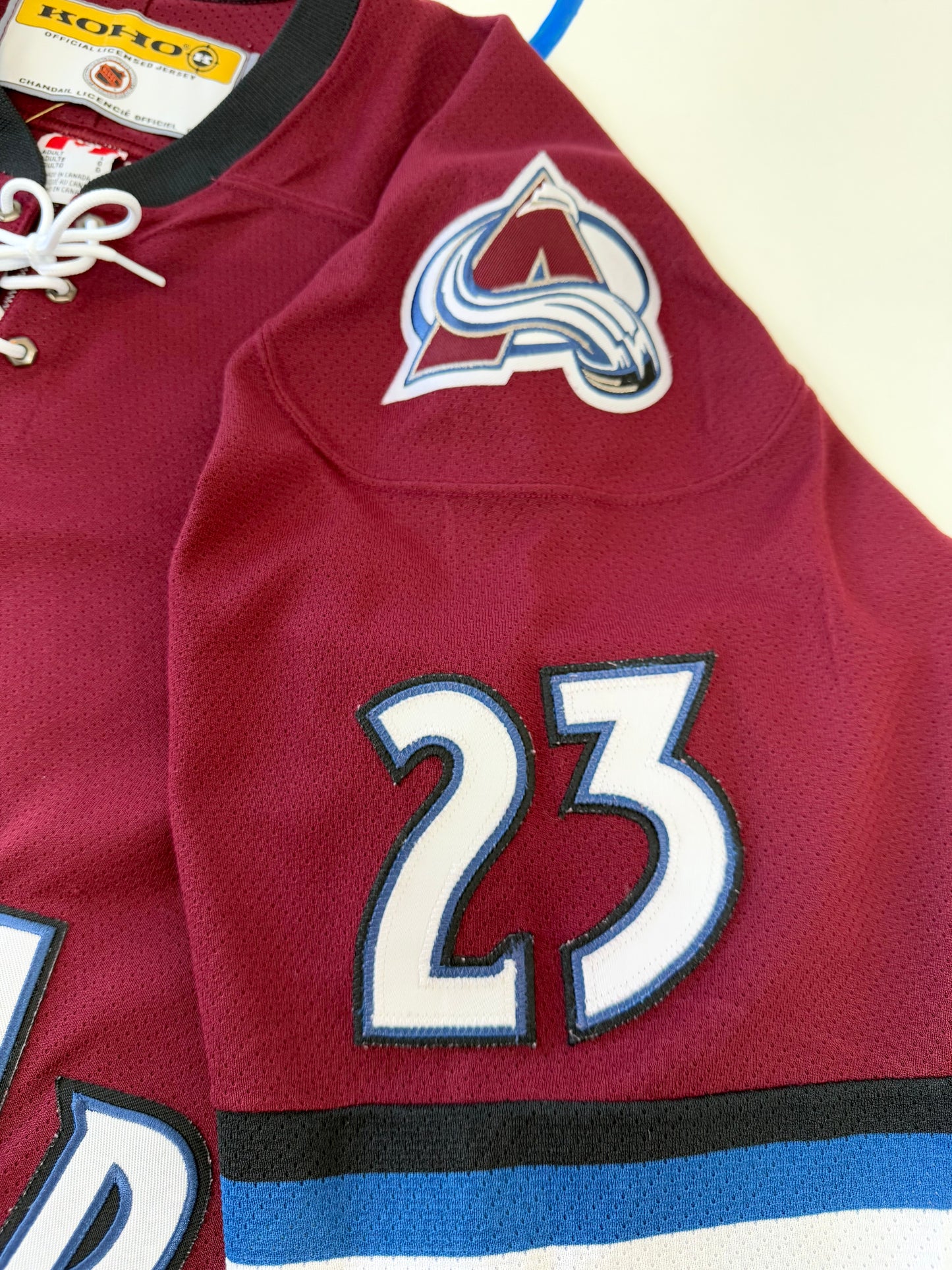 Colorado Avalanche 2001-2004 Milan Hejduk Alternate NHL Hockey Jersey (Large)