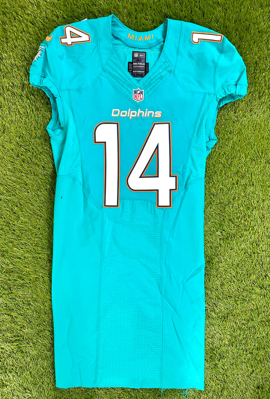 Miami Dolphins Jarvis Landry 2014 Team Issued NFL Football Jersey (42/Large)