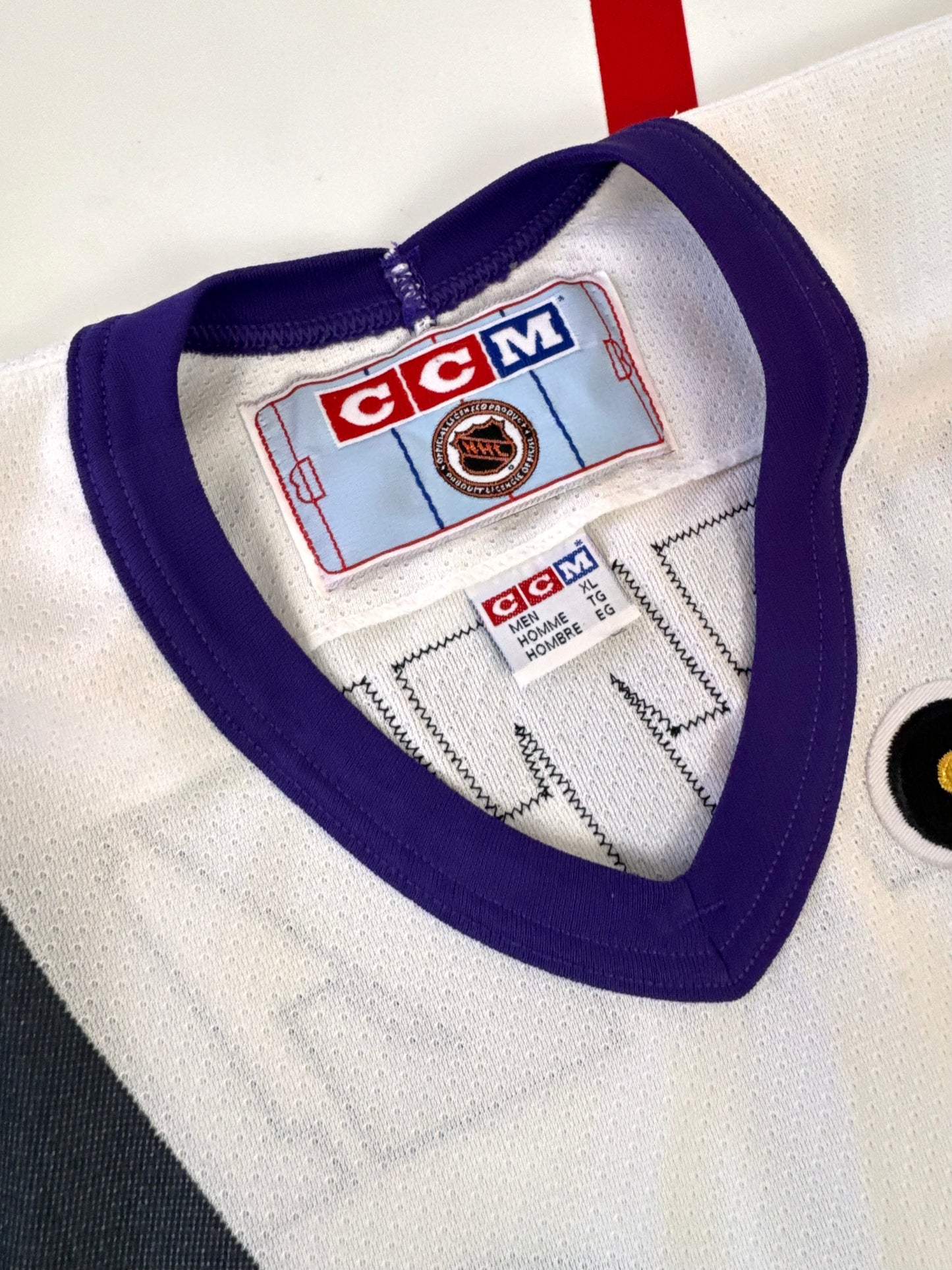 Los Angeles Kings 1995-1996 Wayne Gretzky Alternate “Burger King” NHL Hockey Jersey (XL)