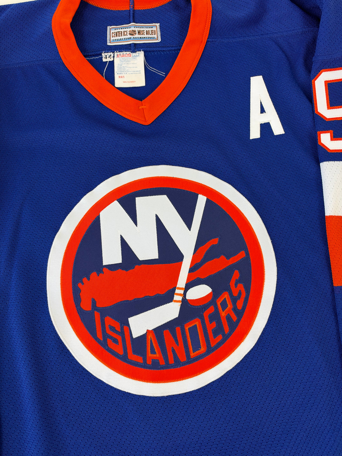 New York Islanders Bryan Trottier 1990 NHL Hockey Jersey (44/Medium)