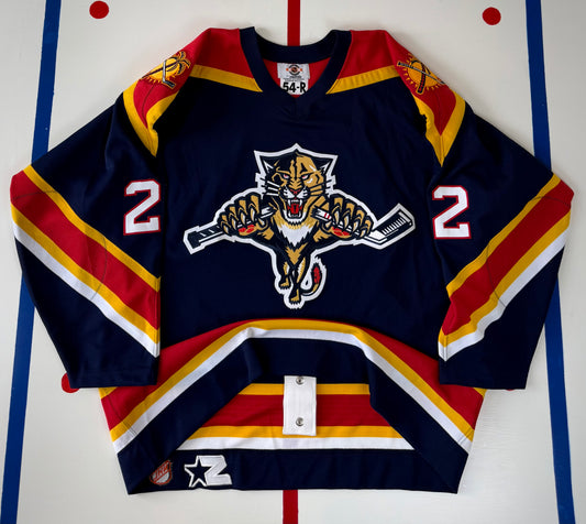 Florida Panthers Dino Ciccarelli Signed 1998-1999 Alternate NHL Hockey Jersey (54/XXL)