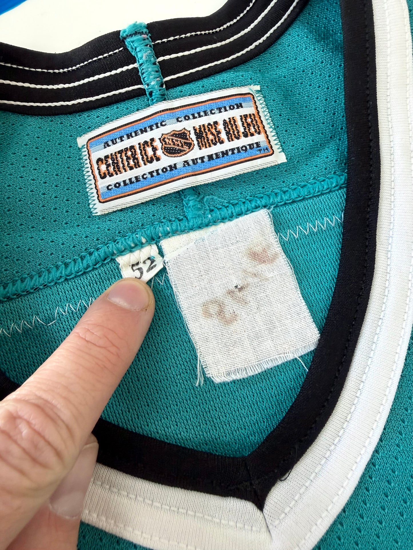 San Jose Sharks Owen Nolan 1995-1996 NHL Hockey Jersey (52/XL)