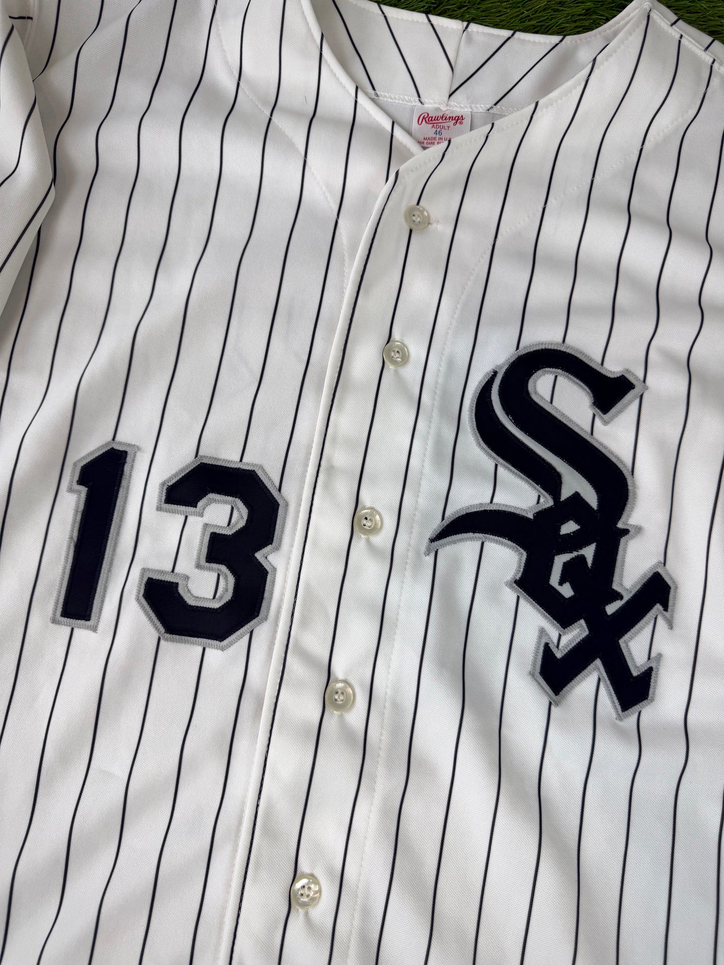 Chicago White Sox Ozzie Guillen 1990 Home Alternate MLB Baseball Jersey (46/XL)