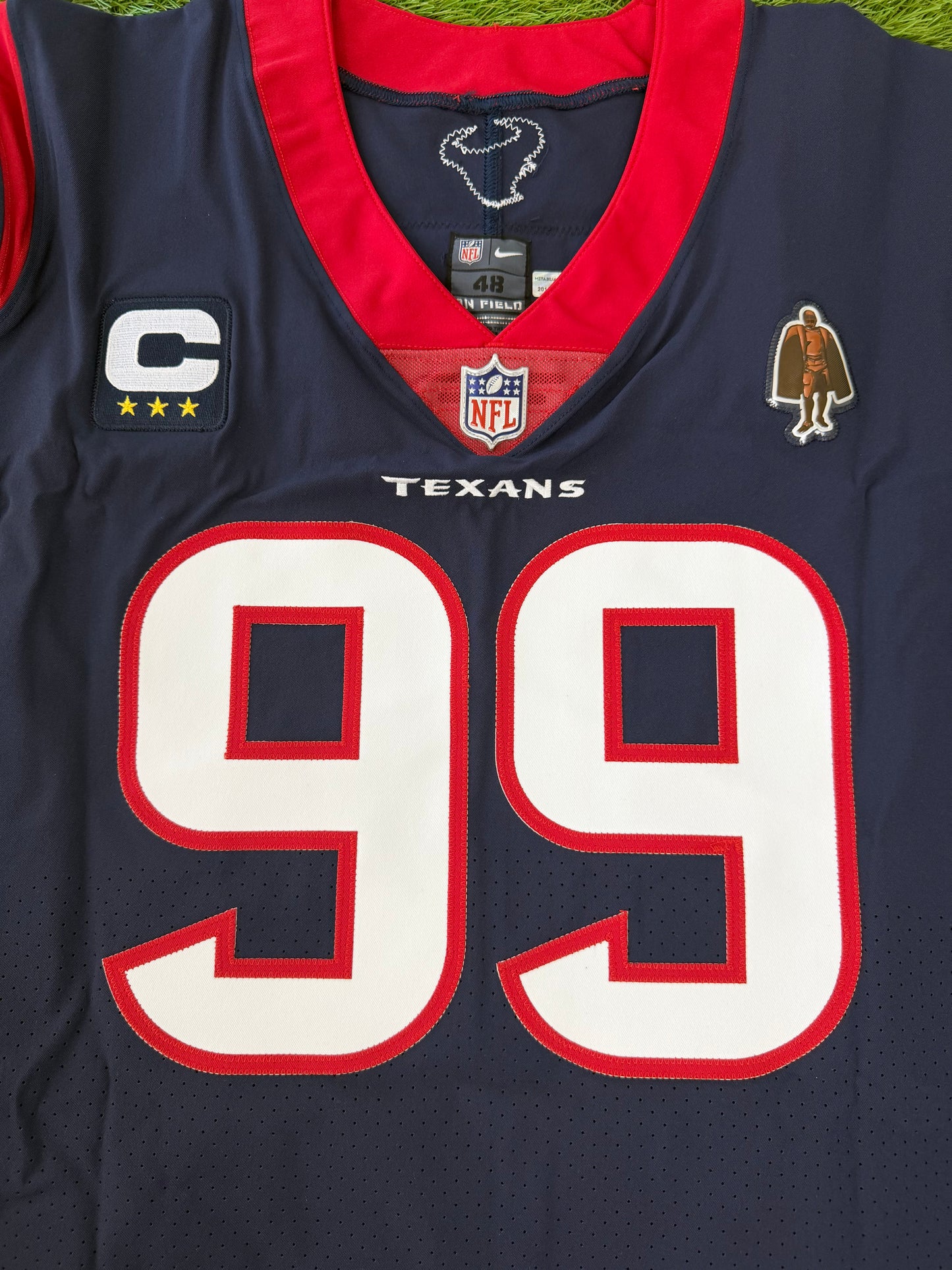 Houston Texans JJ Watt 2020 Team Issued Alternate NFL Football Jersey (48/XL)