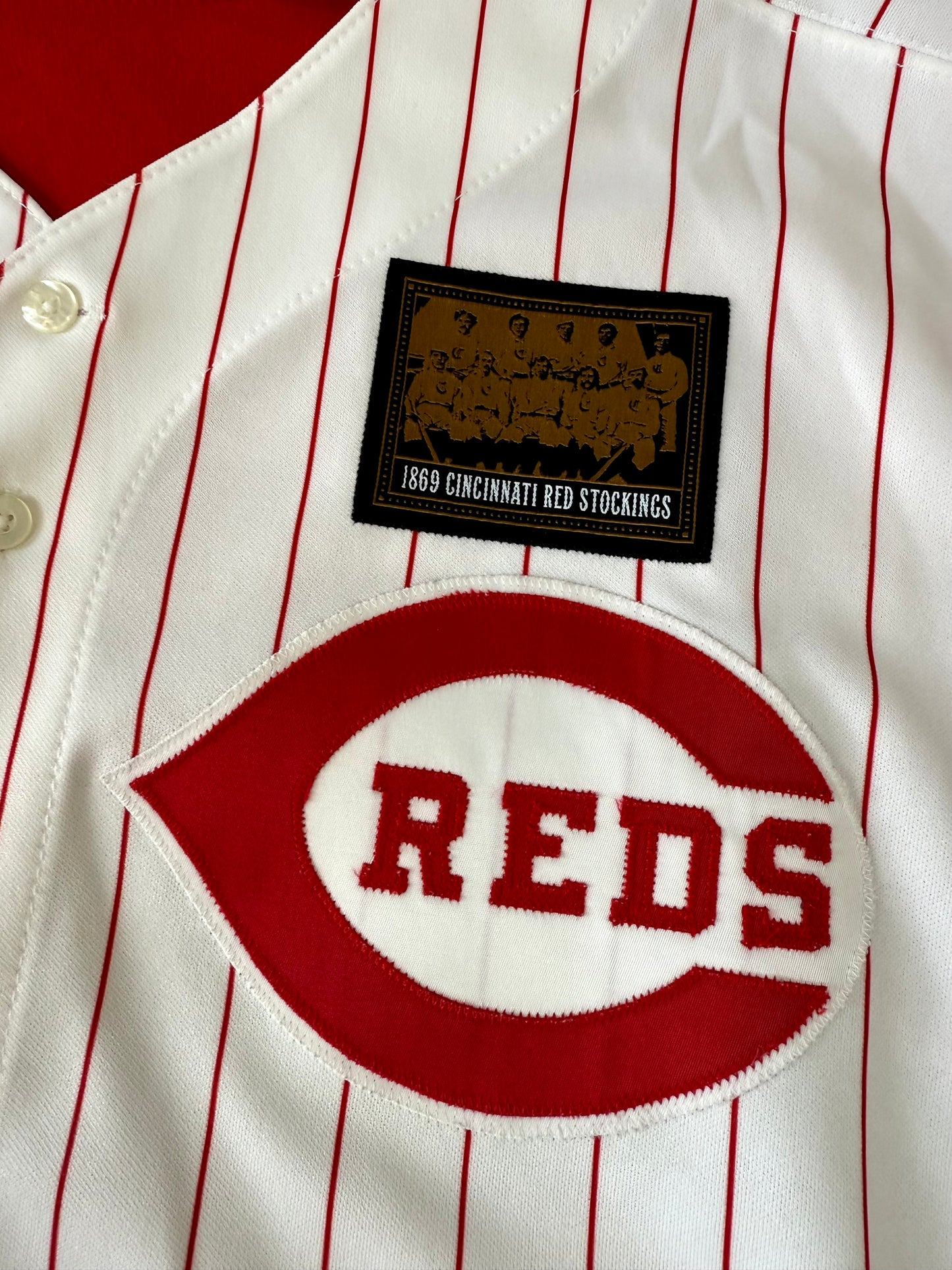 Cincinnati Reds Deion Sanders 1994 MLB Baseball Vest Jersey and Undershirt (52/XXL)