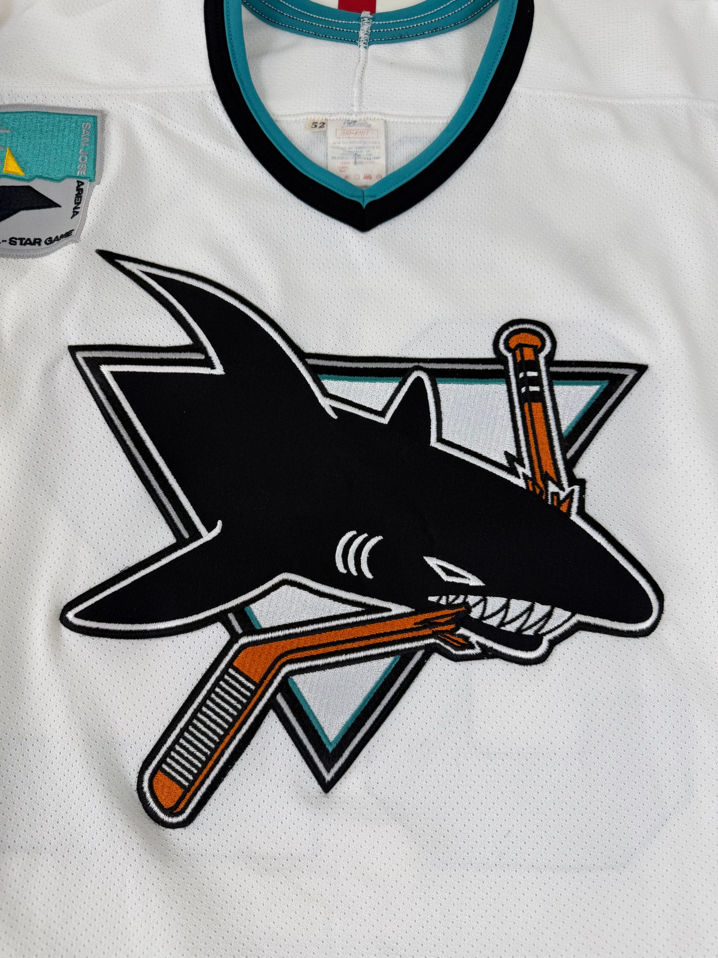 San Jose Sharks Irbe 1995 NHL Hockey Jersey (52/XL)