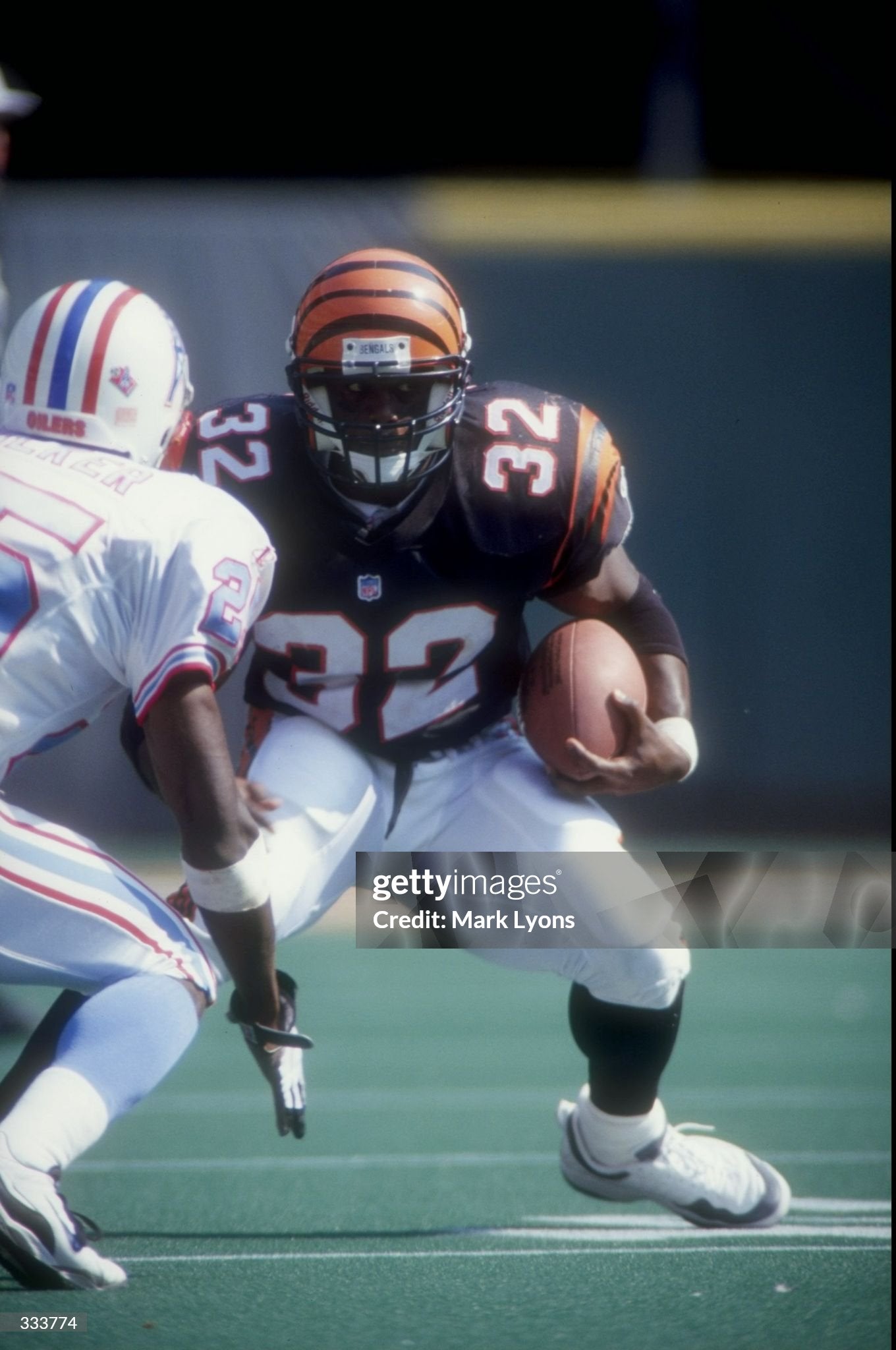 Cincinnati Bengals 1997 Ki-Jana Carter NFL Football Jersey (48/XL)