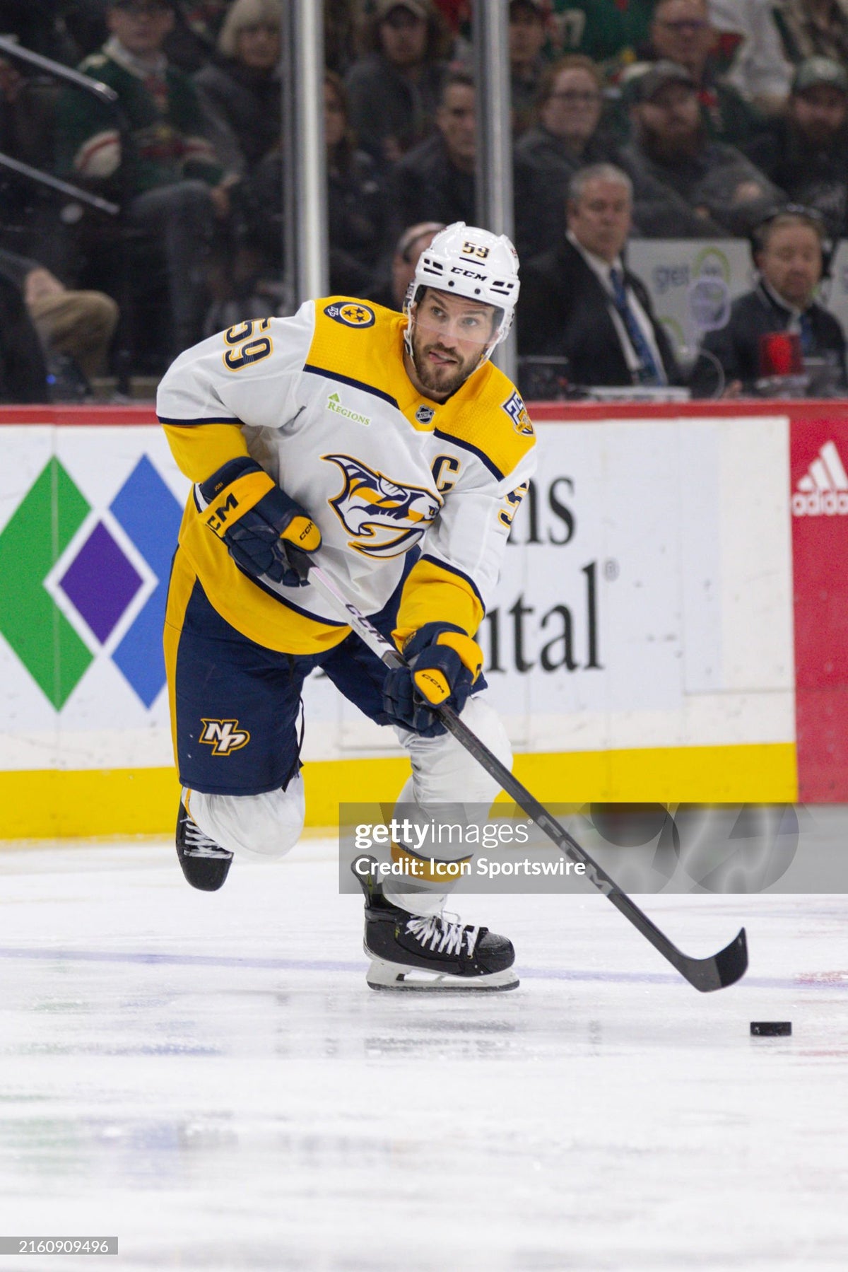 Nashville Predators Roman Josi 2022-2023 NHL Hockey Jersey (56/XXL)