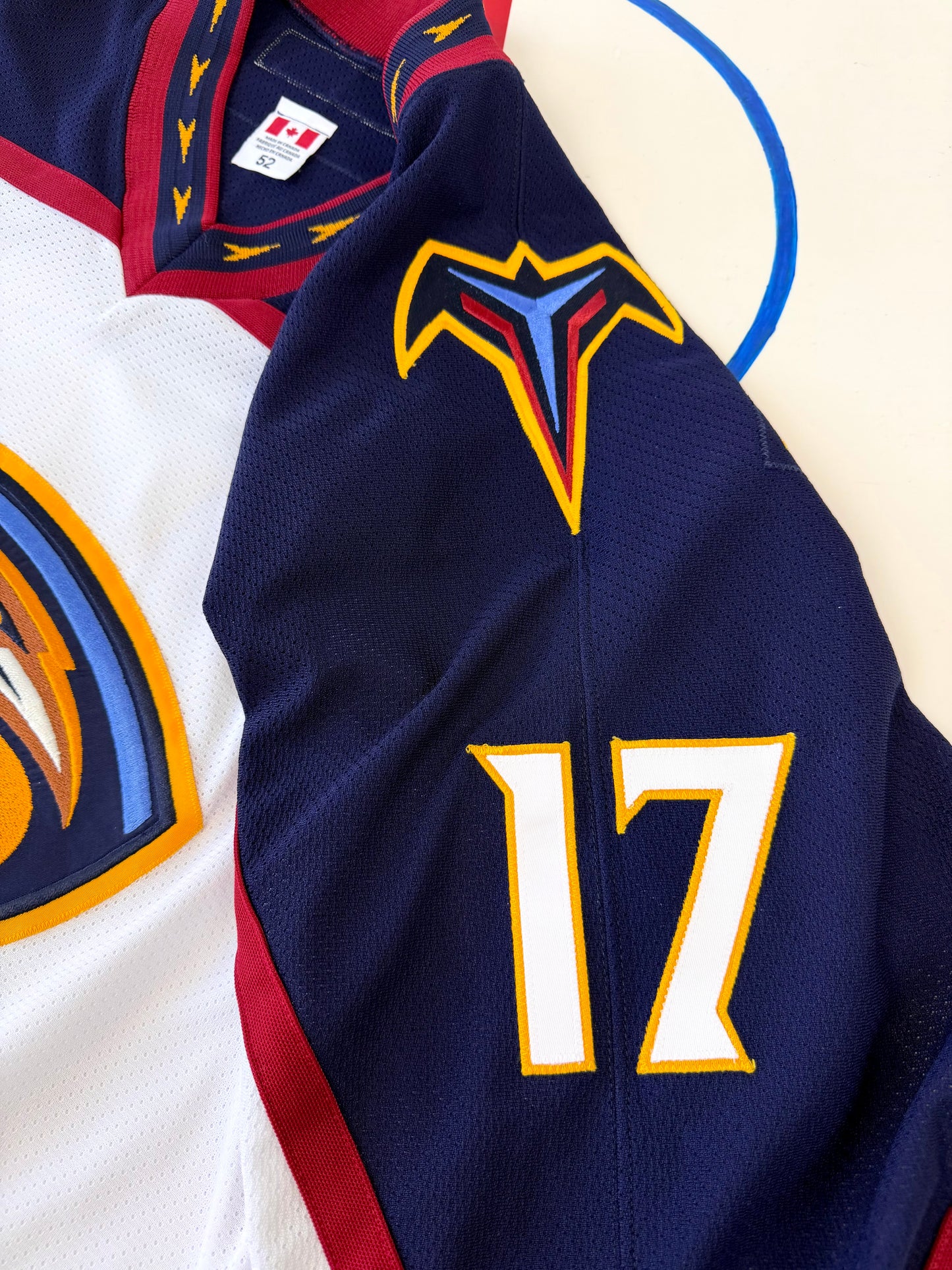 Atlanta Thrashers Ilya Kovalchuk 2001-2003 NHL Hockey Jersey (52/XL)