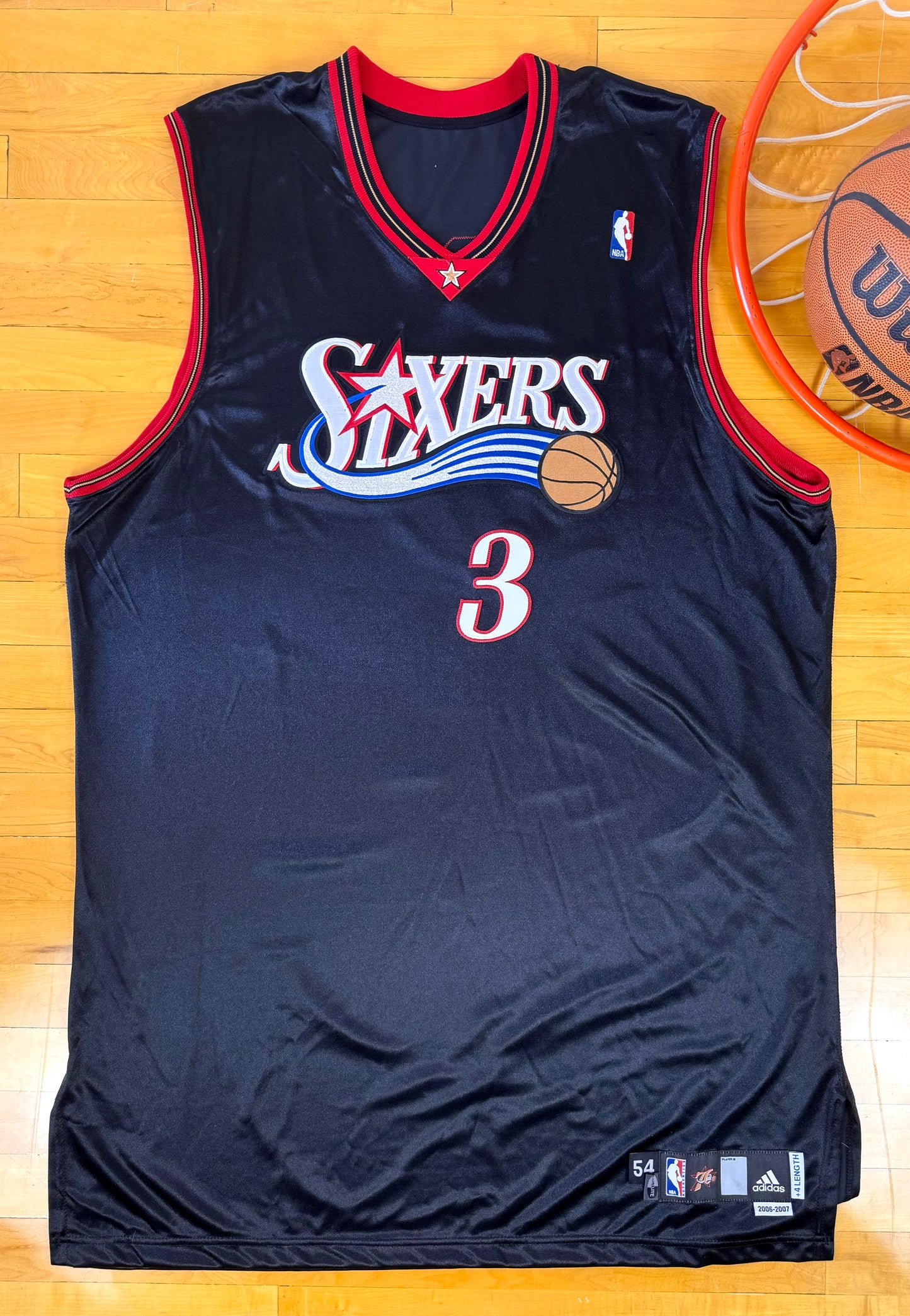 Philadelphia 76ers Allen Iverson 2006-2007 NBA Basketball Jersey (54/XXXL)