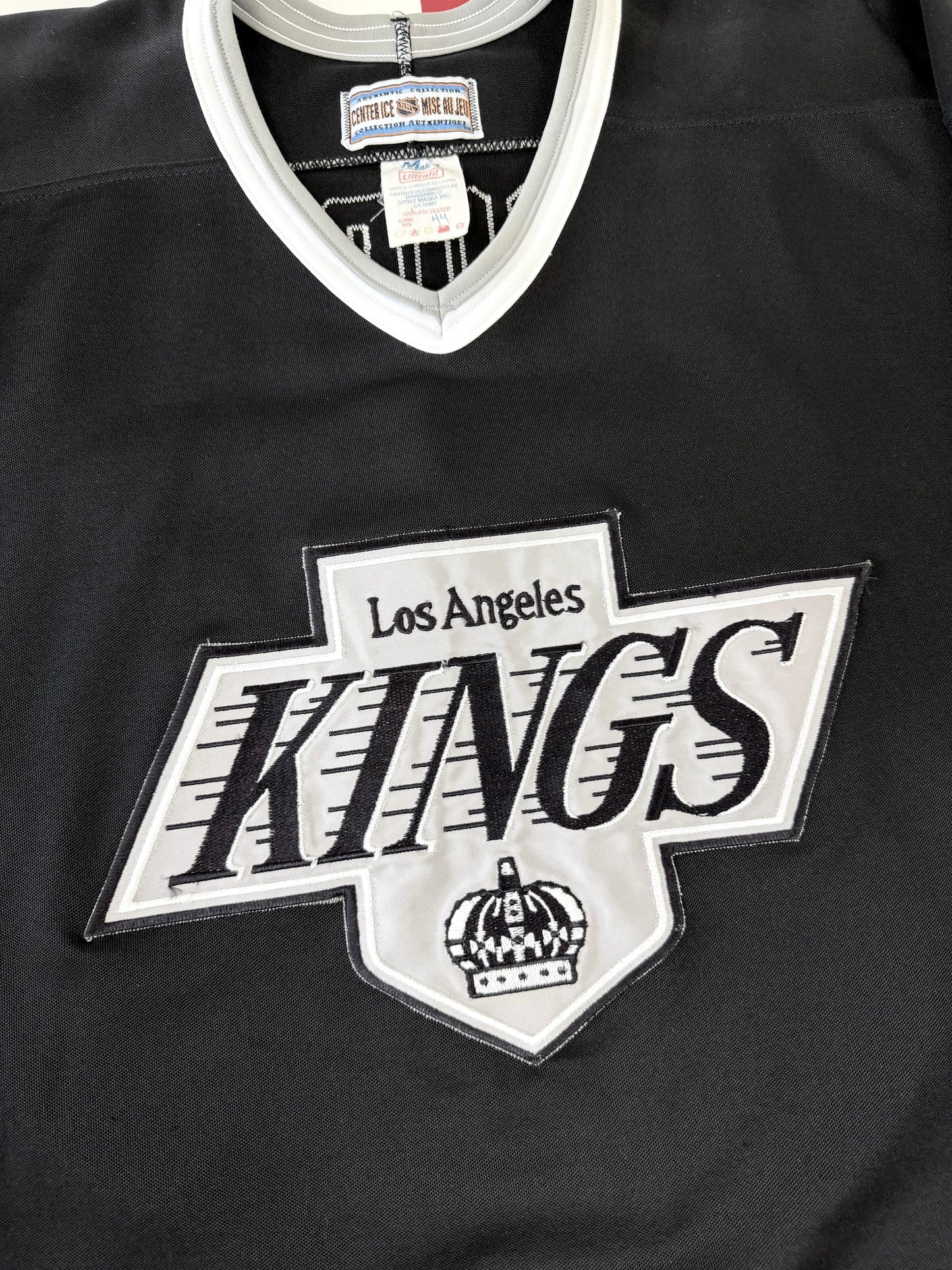 Los Angeles Kings Marty McSorley Autographed 1990-1991 NHL Hockey Jersey (44/Medium)