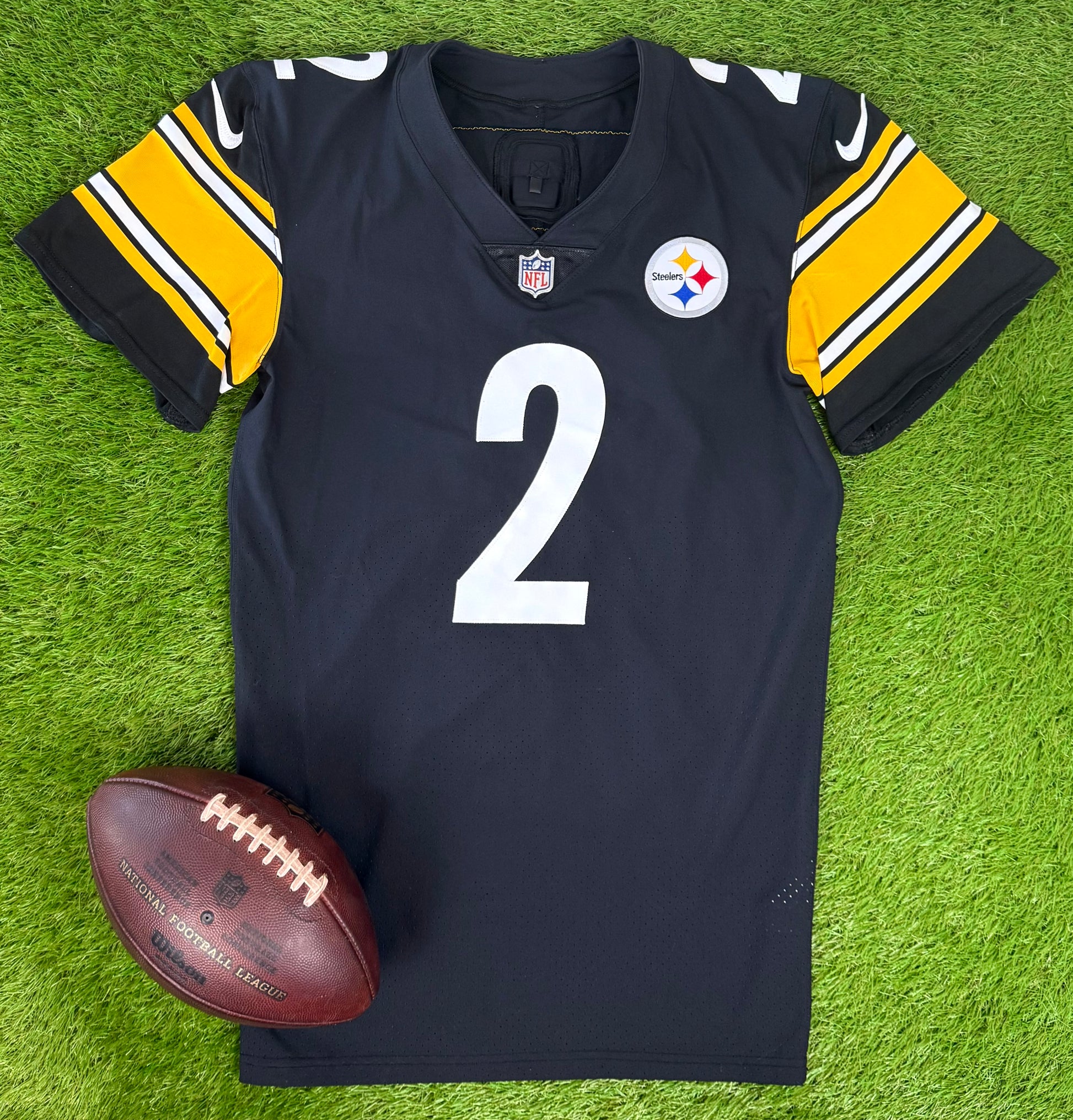 Pittsburgh Steelers 2021 Mason Rudolph Game Issued NFL Football