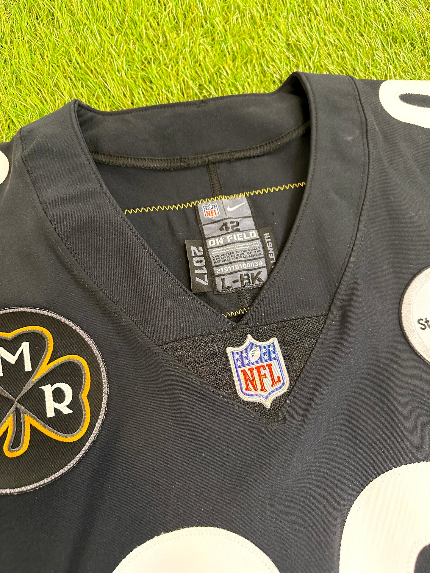 Pittsburgh Steelers T.J. Watt 2017 Team Issued NFL Football Jersey (42/Large)