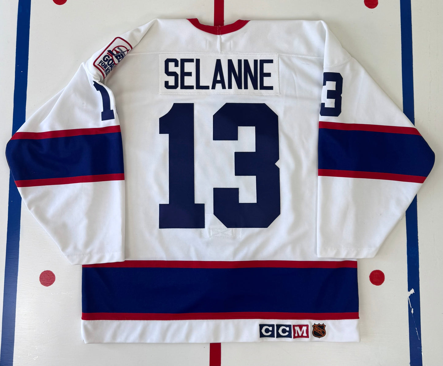 Winnipeg Jets Teemu Selänne 1992-1993 NHL Hockey Jersey (50/Large)