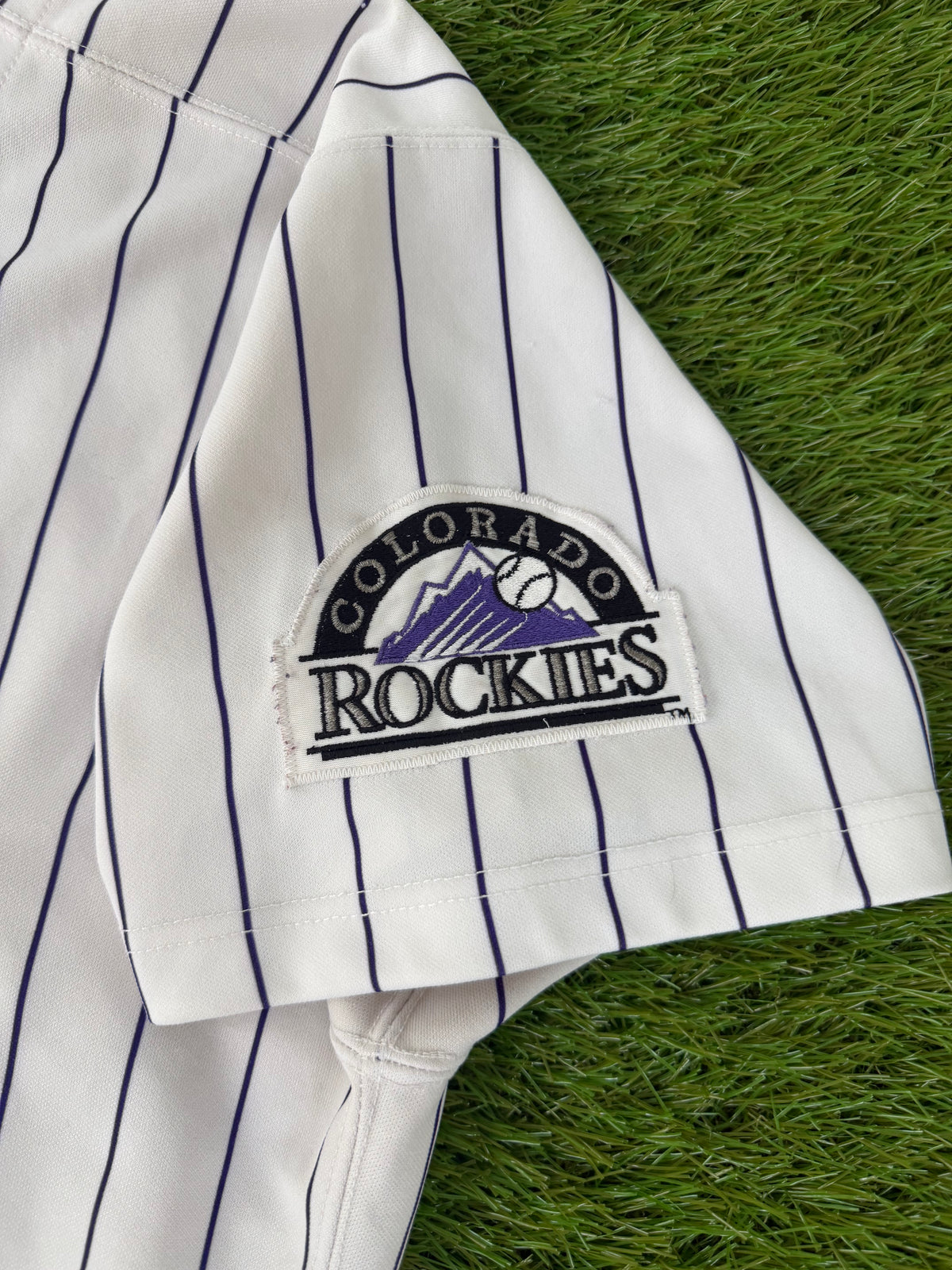 Colorado Rockies Larry Walker 1995 MLB Baseball Jersey (48/XL)