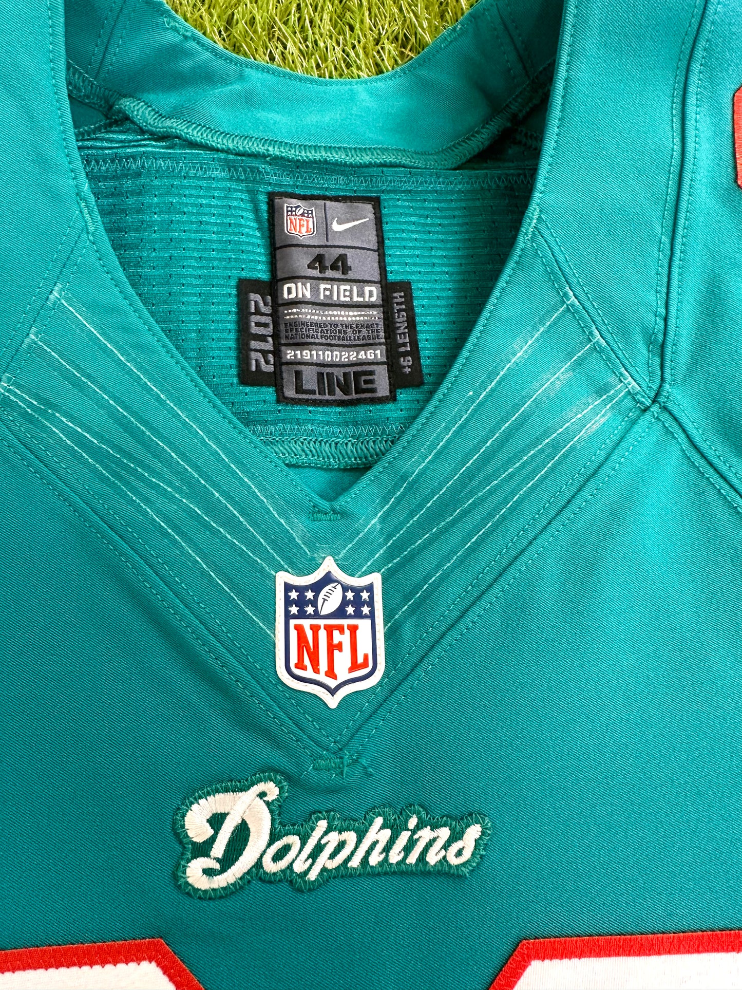 Miami Dolphins Reggie Bush 2012 Team Issued NFL Football Jersey (44/Large)