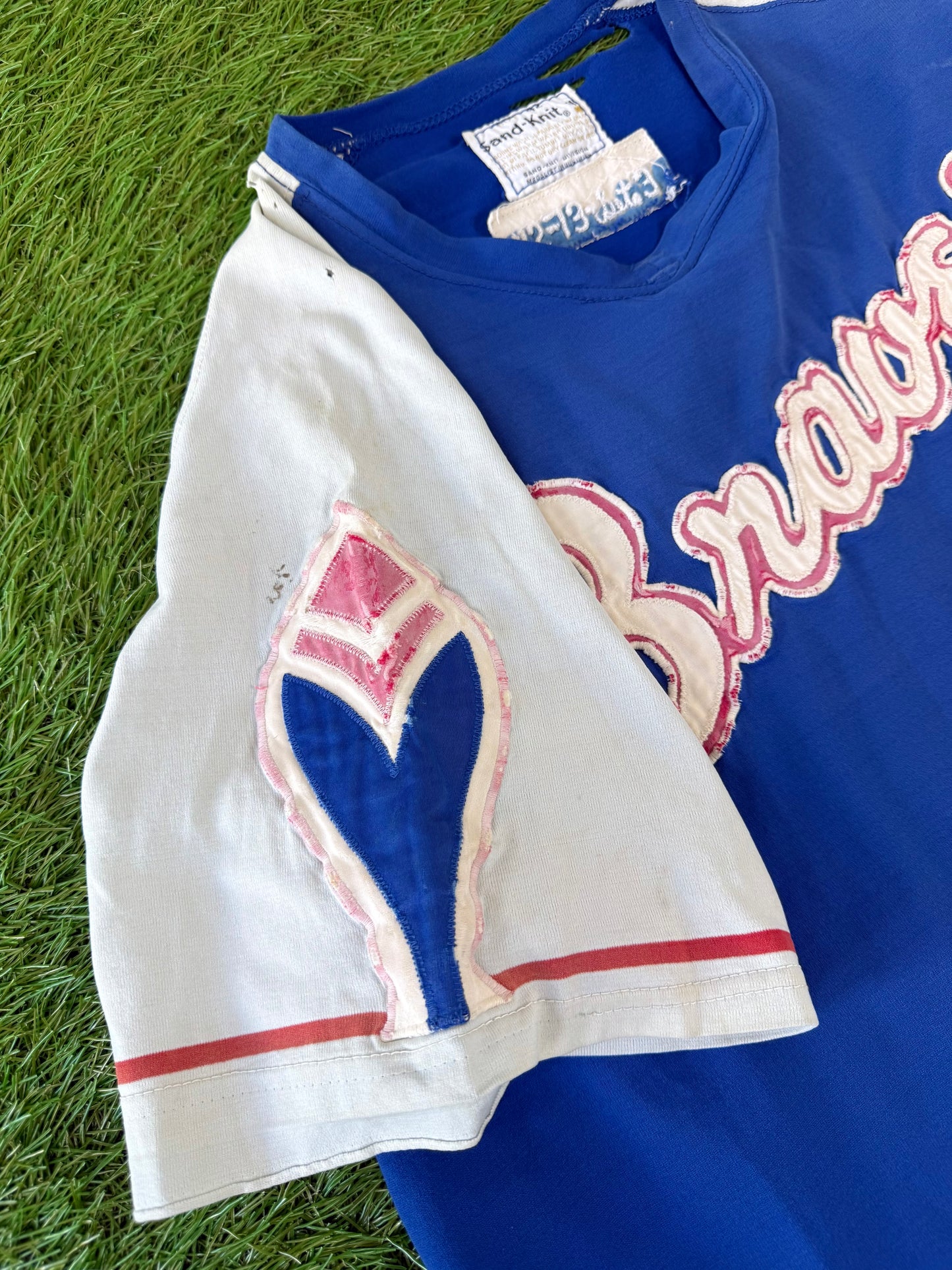 Atlanta Braves Johnny Oates 1973 Game Worn MLB Baseball Jersey (42/Large)